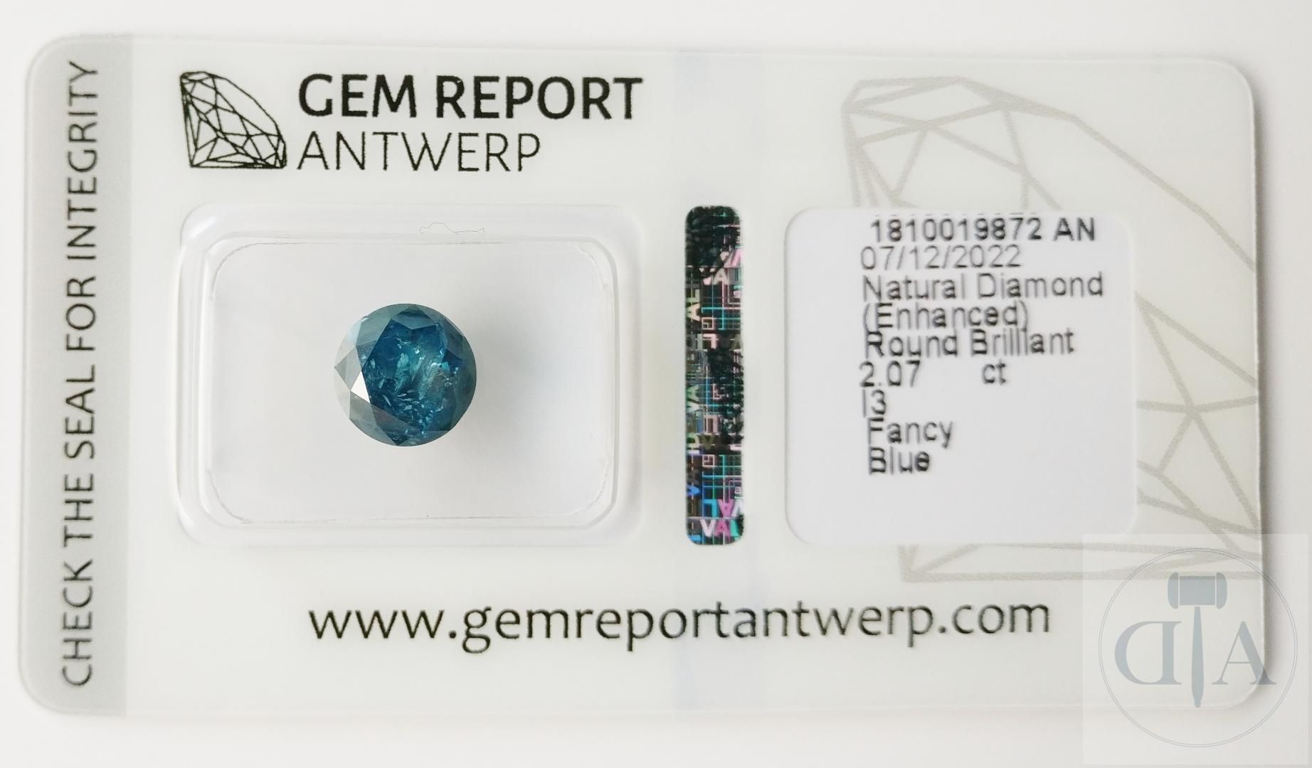 Null Fancy blauer Diamant 2,07ct GRA zertifiziert

- GRA-Zertifikat Nr. 18100198&hellip;