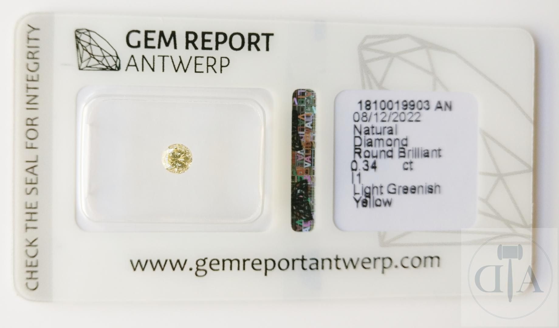 Null Diamant 0,34ct certifié GRA

- Certificat GRA n° 1810019903AN 
- Forme : Br&hellip;