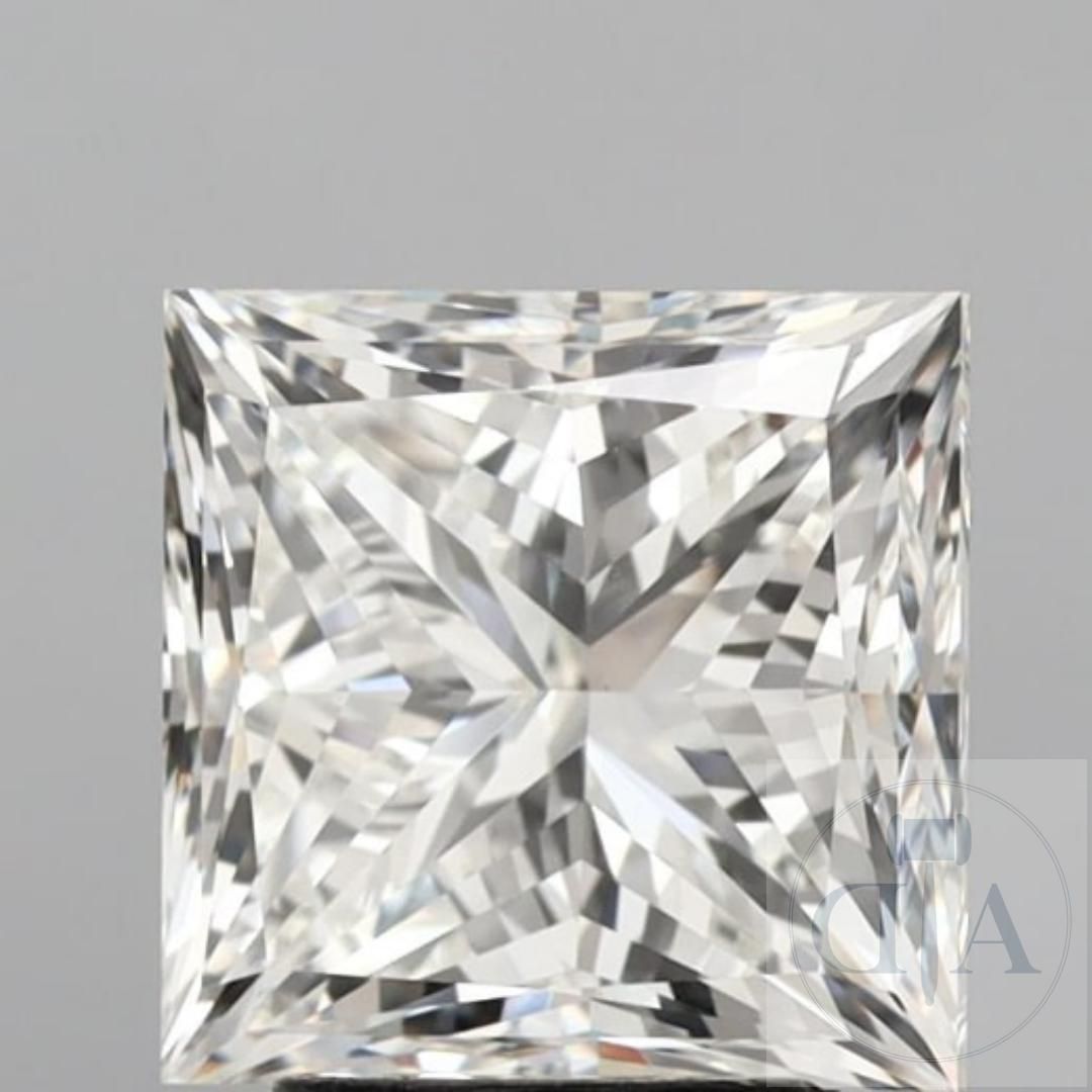 Princess cut diamond / Diamand taille princess 令人印象深刻的顶级公主方钻 5.02ct H VS1，附 IGI &hellip;
