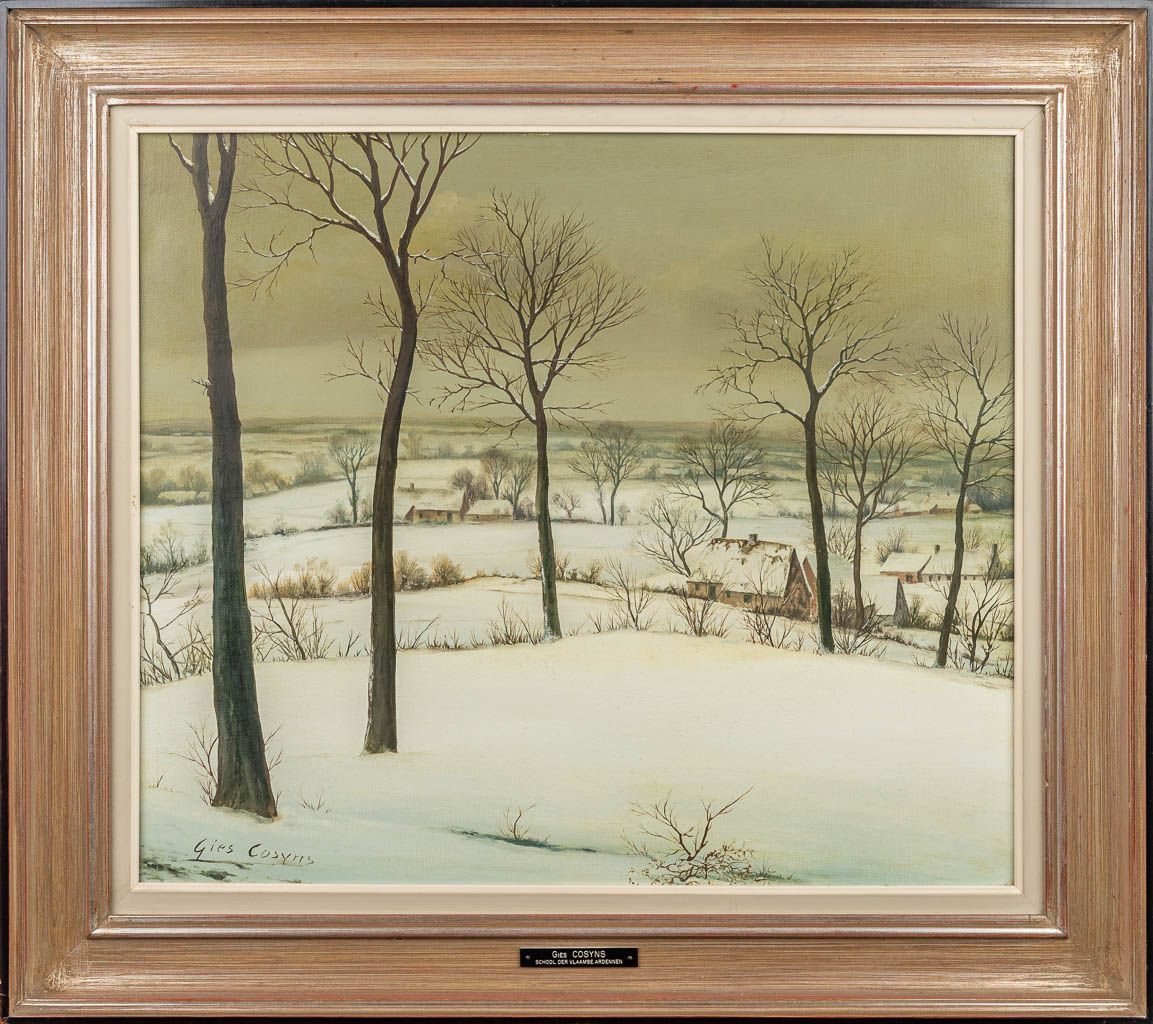 Gies Cosyns (1920-1997) Gies COSYNS (1920-1997) 'Paysage d'hiver' une peinture, &hellip;
