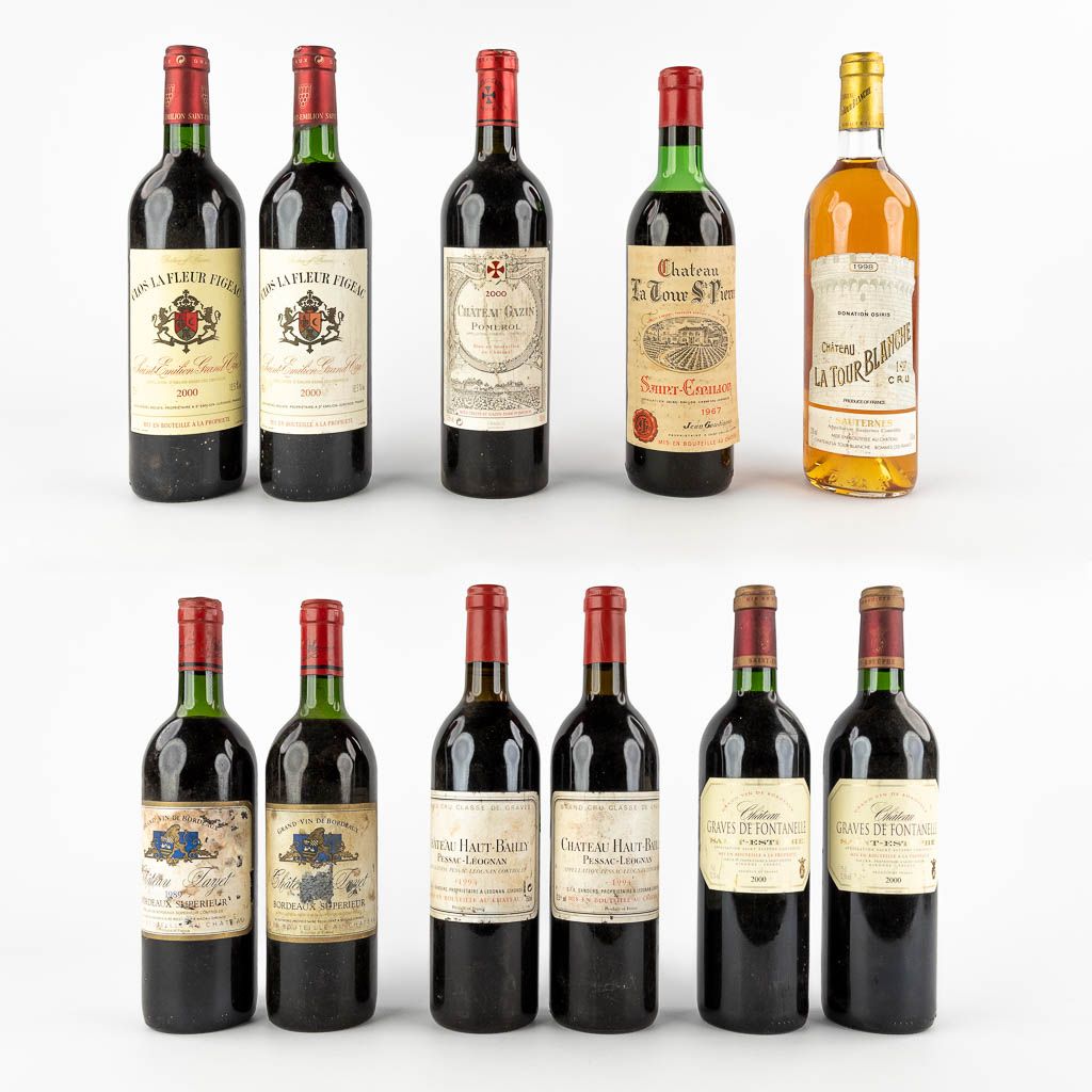 11 Flaschen Wein. - 2x Château Fayet, Bordeaux Superie…