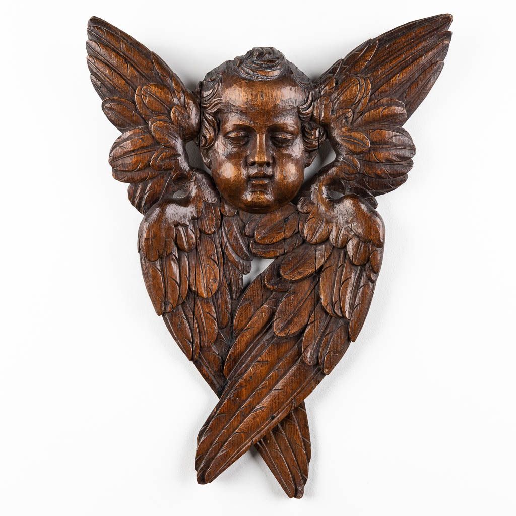 Null 
Image d'un ange sculptée dans le bois, 19e siècle.


Dimensions :(L:51 x H&hellip;