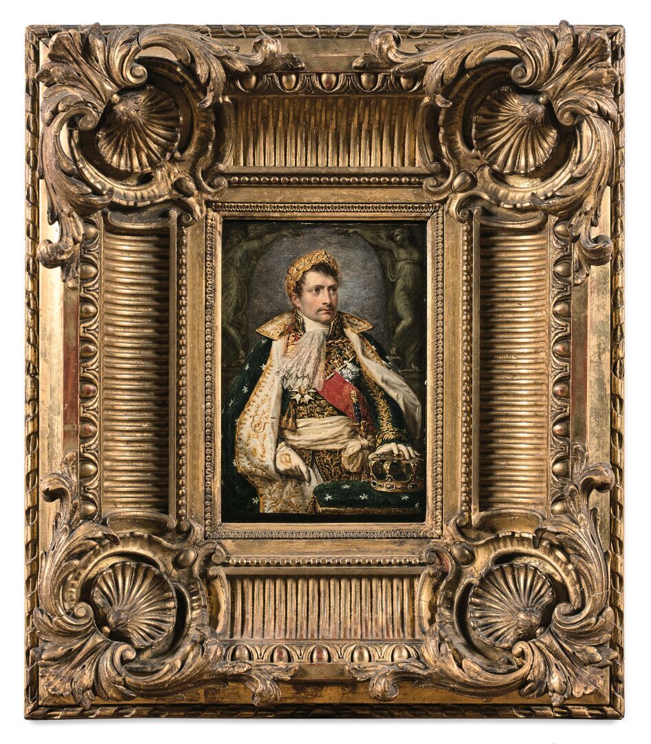 Null Attribué à Andréa APPIANI (1754 - 1817)
Portrait de Napoléon, roi d'Italie
&hellip;