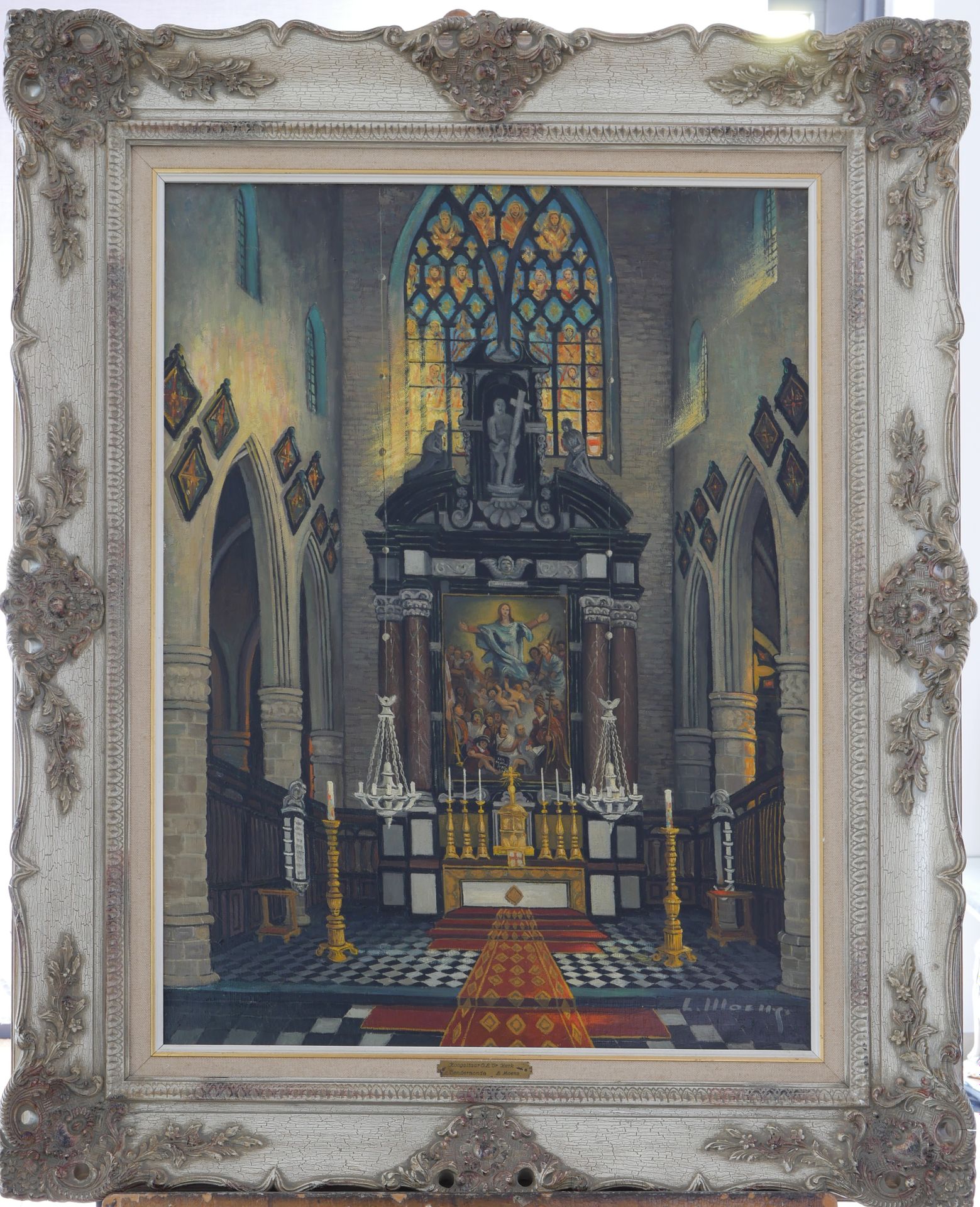 Null L.MOENS (XXe)

« Maître-autel de l’église Notre-Dame de

Termonde »

Huile &hellip;