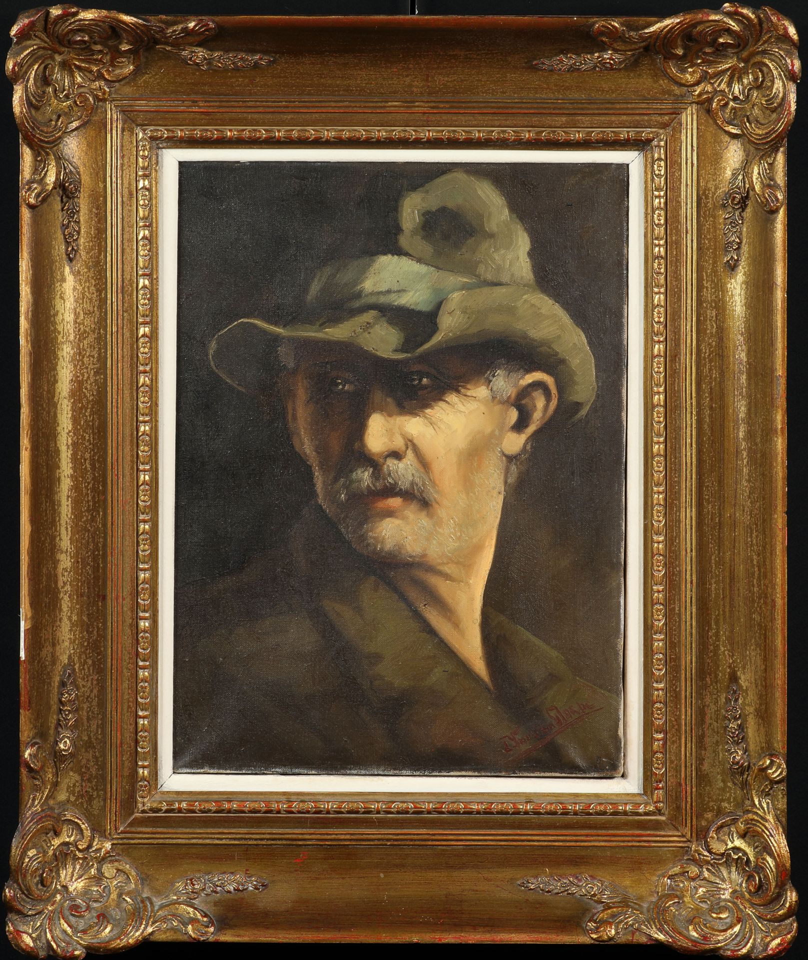 Null ÉCOLE MODERNE VERS 1940

Portrait d'homme au chapeau

huile sur toile

sign&hellip;