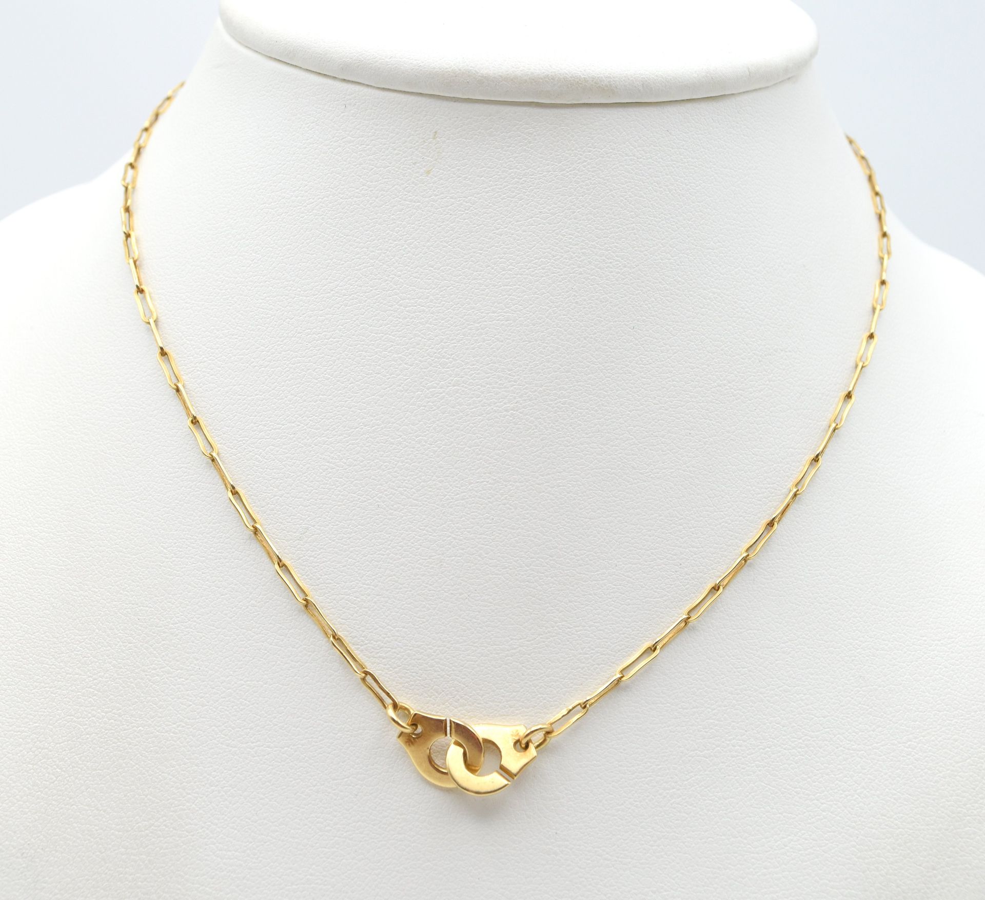 Null Halskette aus 18 Karat Gelbgold, signiert DINH VAN (verbeult) - 5,4 g (40 c&hellip;
