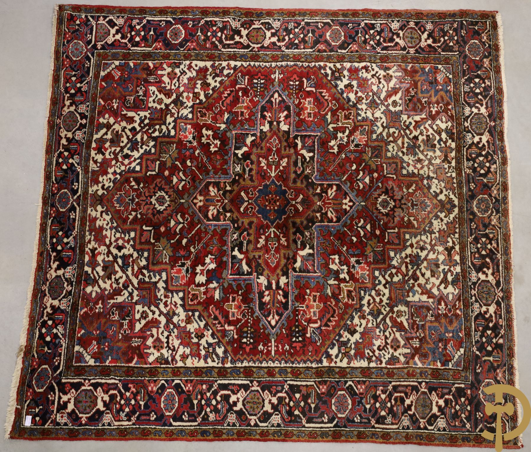 Null Grand tapis oriental noué à la main Heriz | 260 x 248