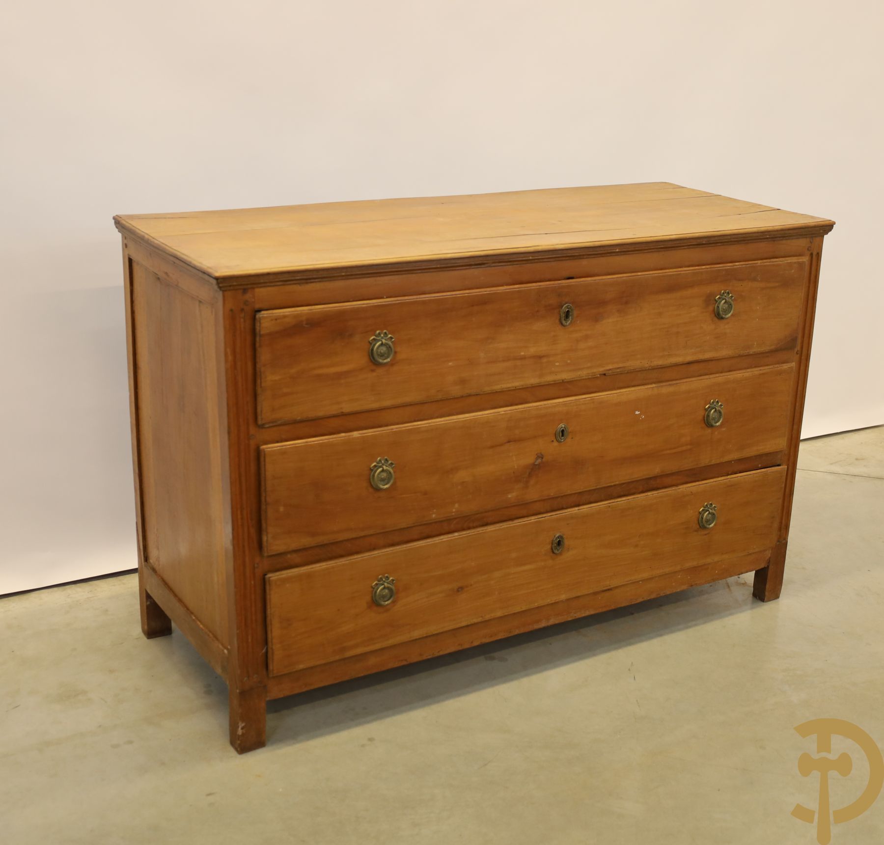 Null Cherry three-drawer chest of drawers | Height 84 cm. - Dimensions top 130 x&hellip;