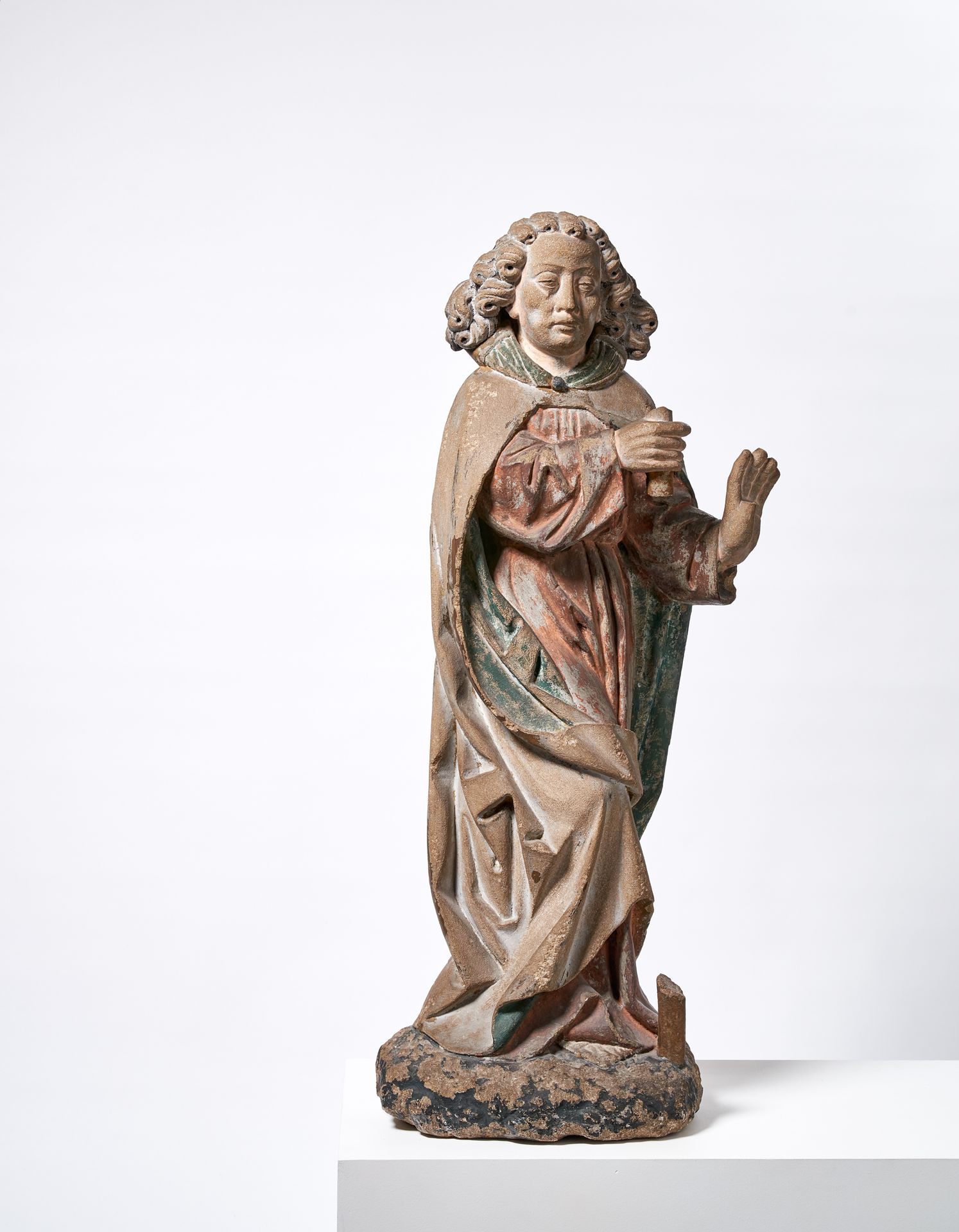 Null ANGE EN GRÈS

Rhin moyen, Alsace, XVe siècle 

En grès sculpté, dos plat, p&hellip;
