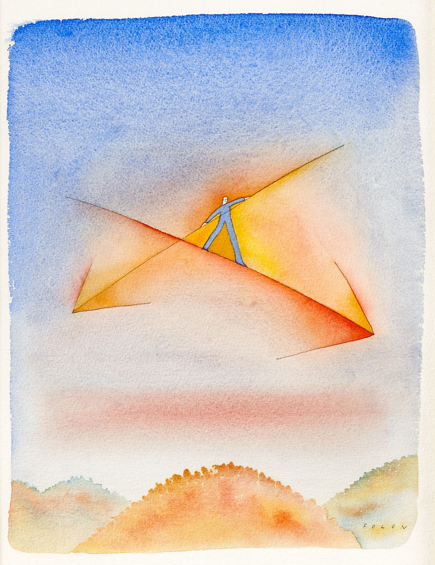 Null JEAN-MICHEL FOLON (1934-2005)

Untitled, circa 1991 

Watercolour on paper
&hellip;