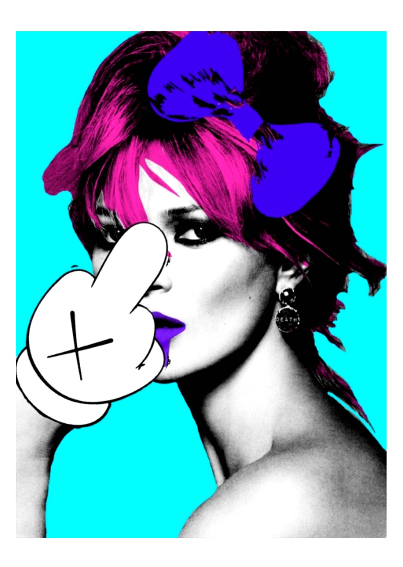 Null 
DEATH NYC - "Kate Moss Finger Blue 2015". 
Limited edition of 100 prints o&hellip;