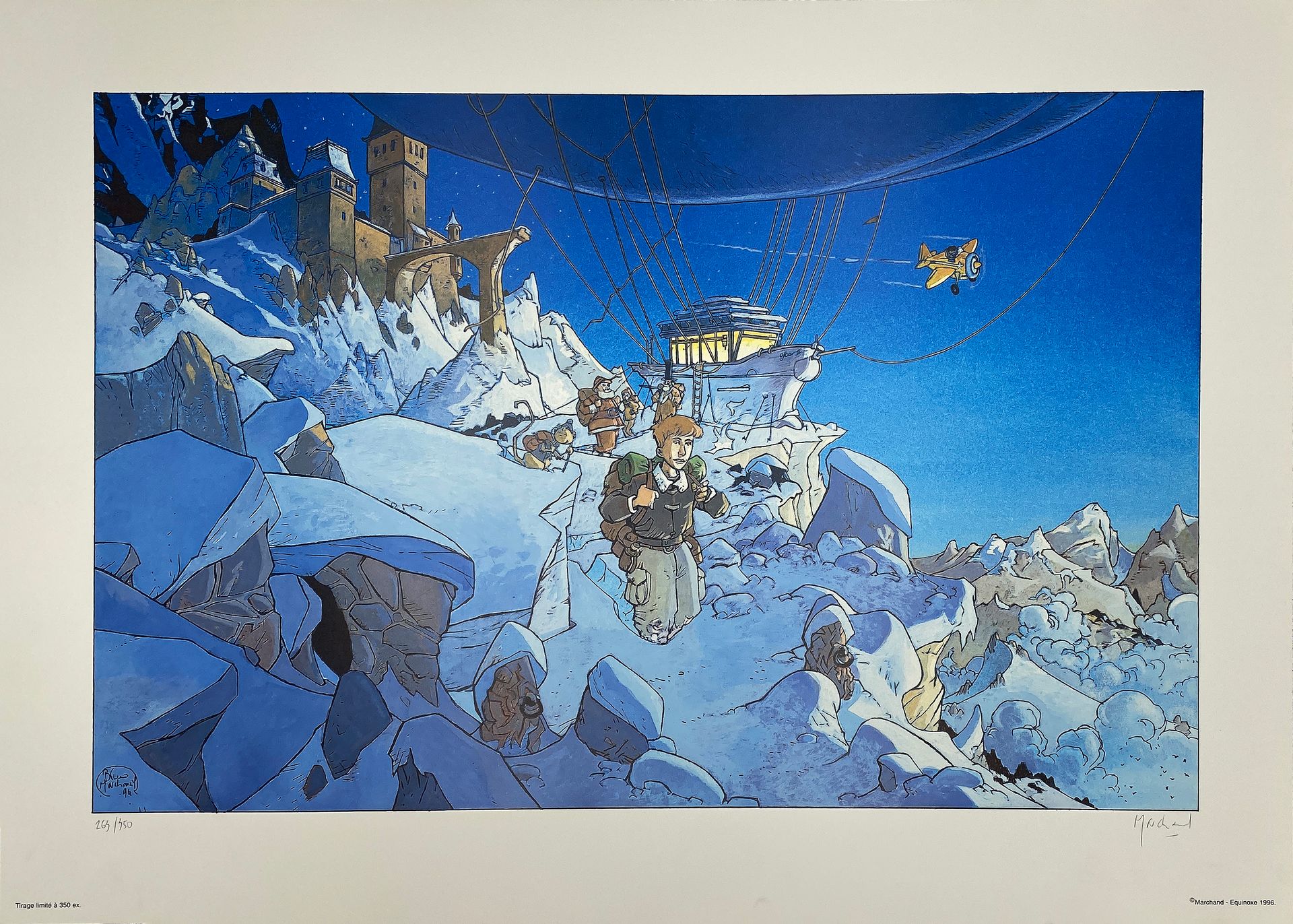 Null 
MARCHAND / MOEBIUS - "Little Nemo".

Offset poster signed by Bruno Marchan&hellip;