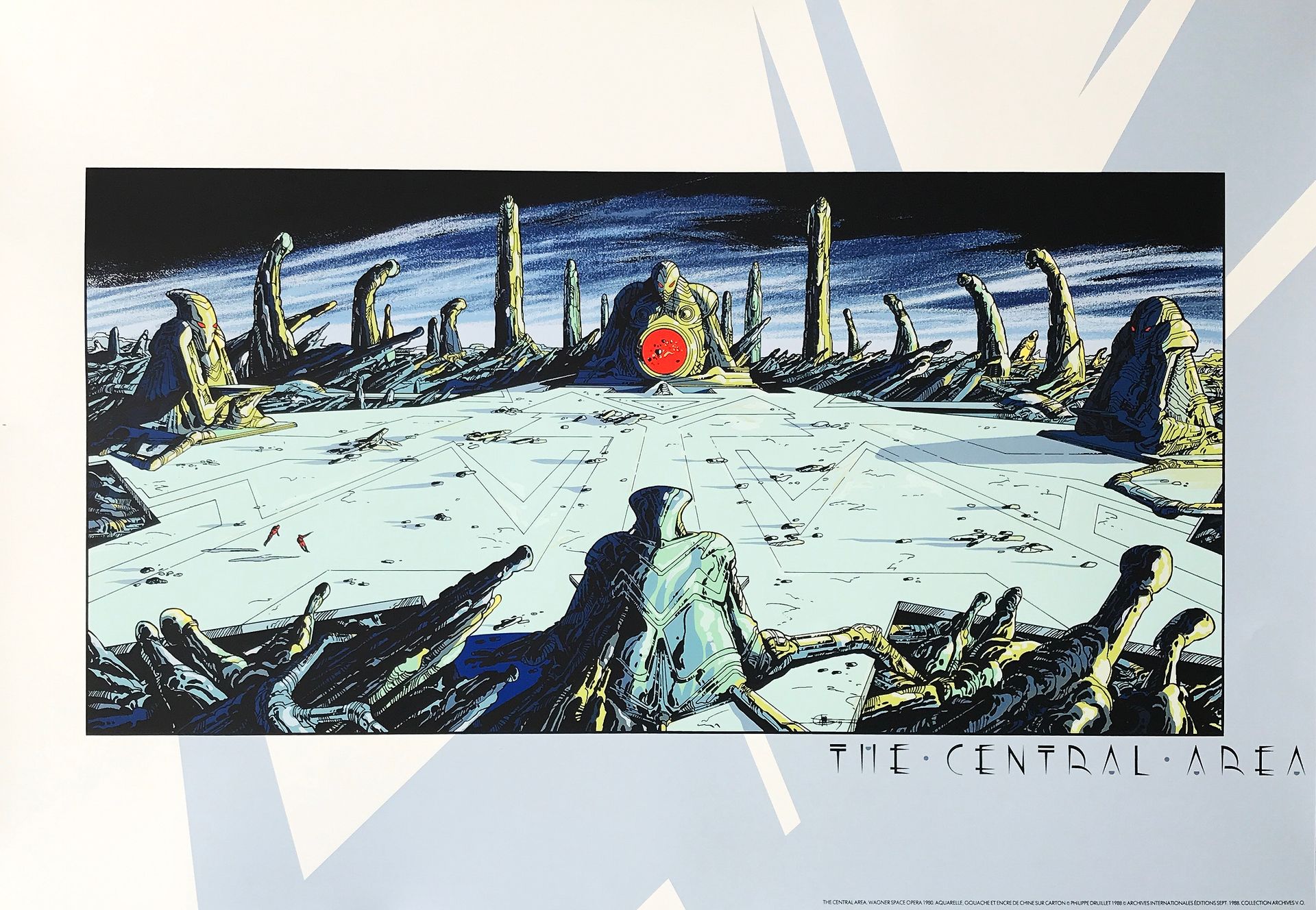 Null 
DRUILLET - The Central Area - Wagner Space Opera. 

Large format serigraph&hellip;