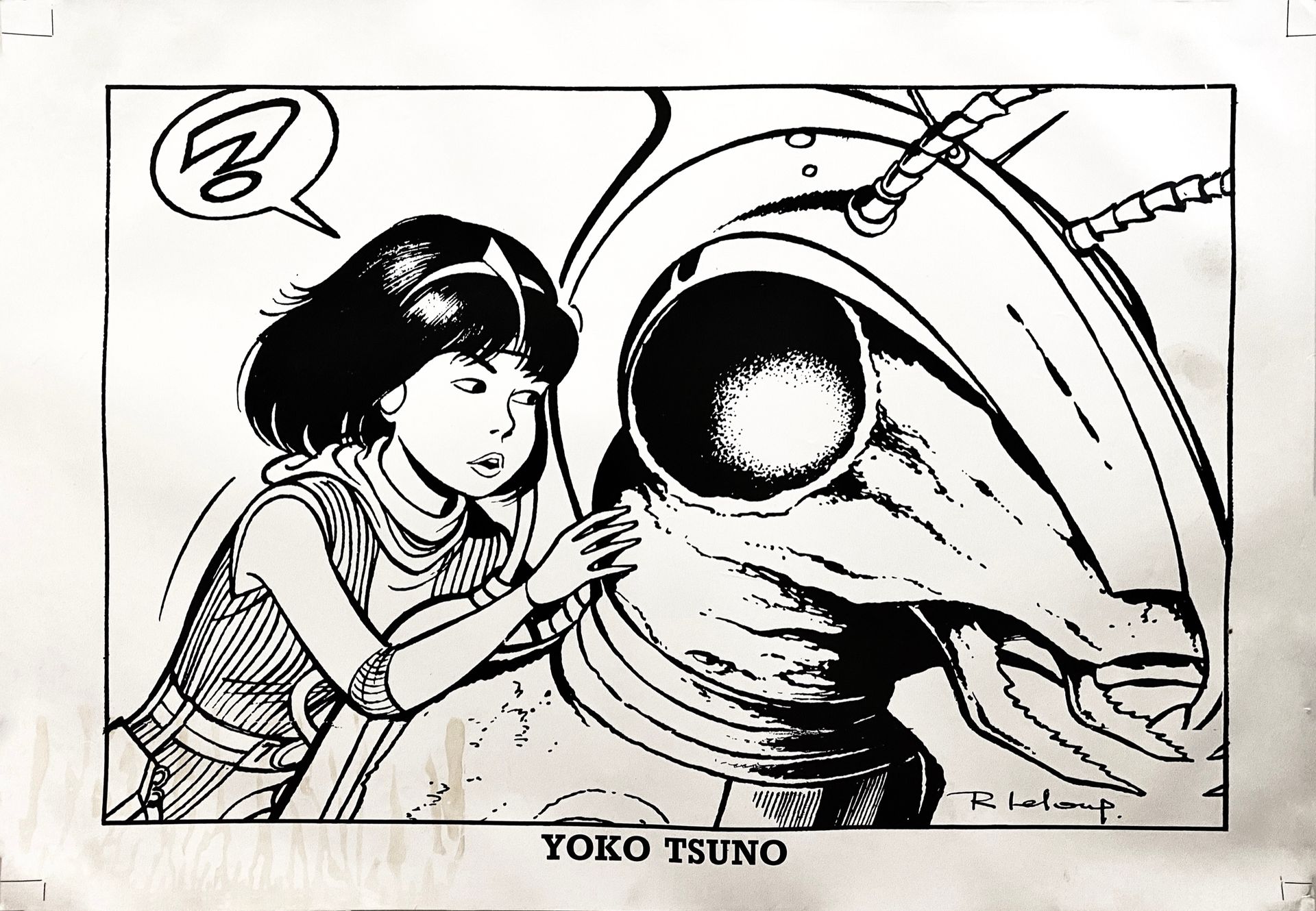 Null 
LELOUP Roger - "Yoko Tsuno" -.

Probeabzug auf satiniertem Papier von eine&hellip;