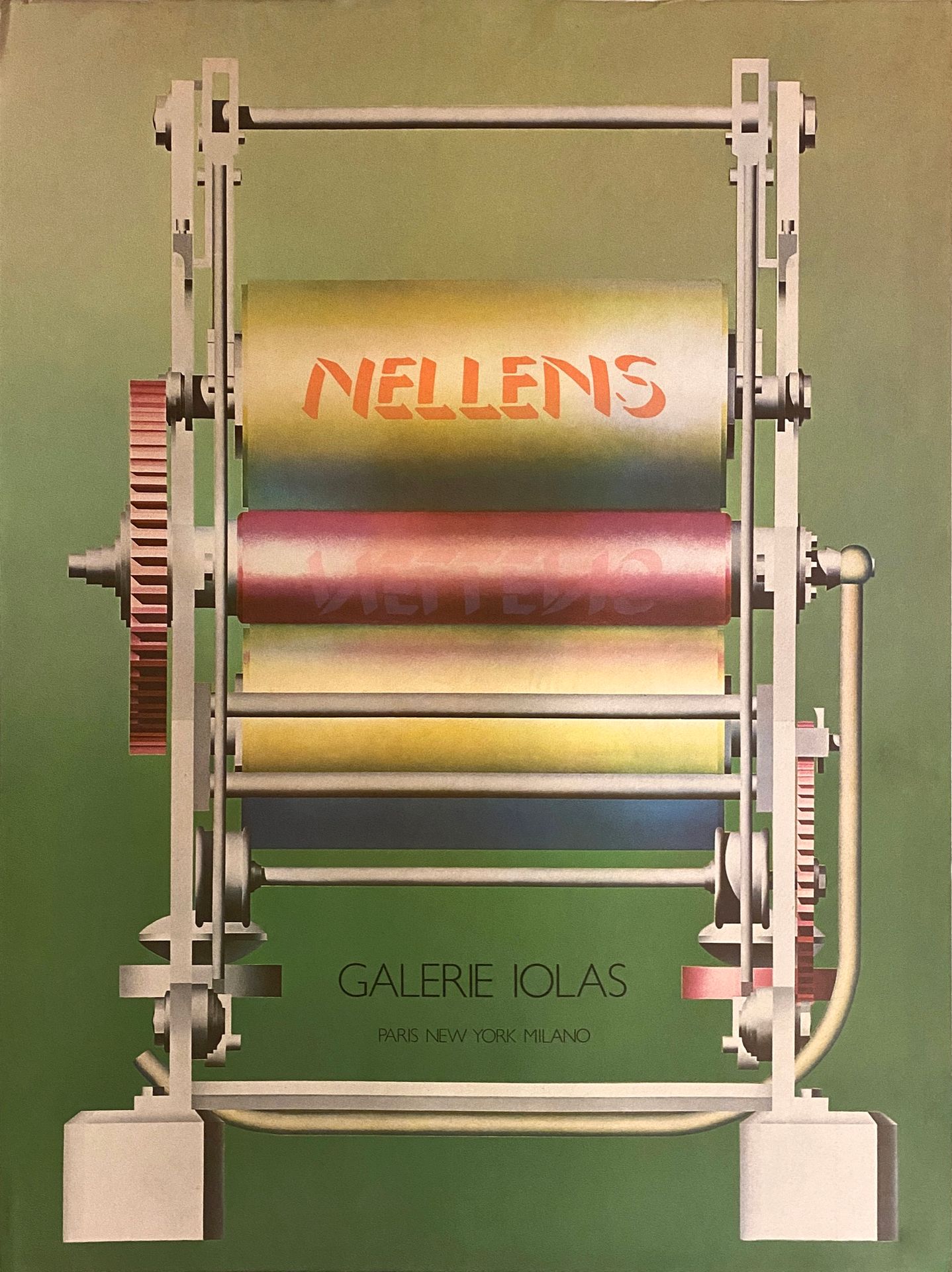 Null 
Roger NELLENS " Galerie Alexandre Iolas ".

Lithografie.

Ausstellungsplak&hellip;