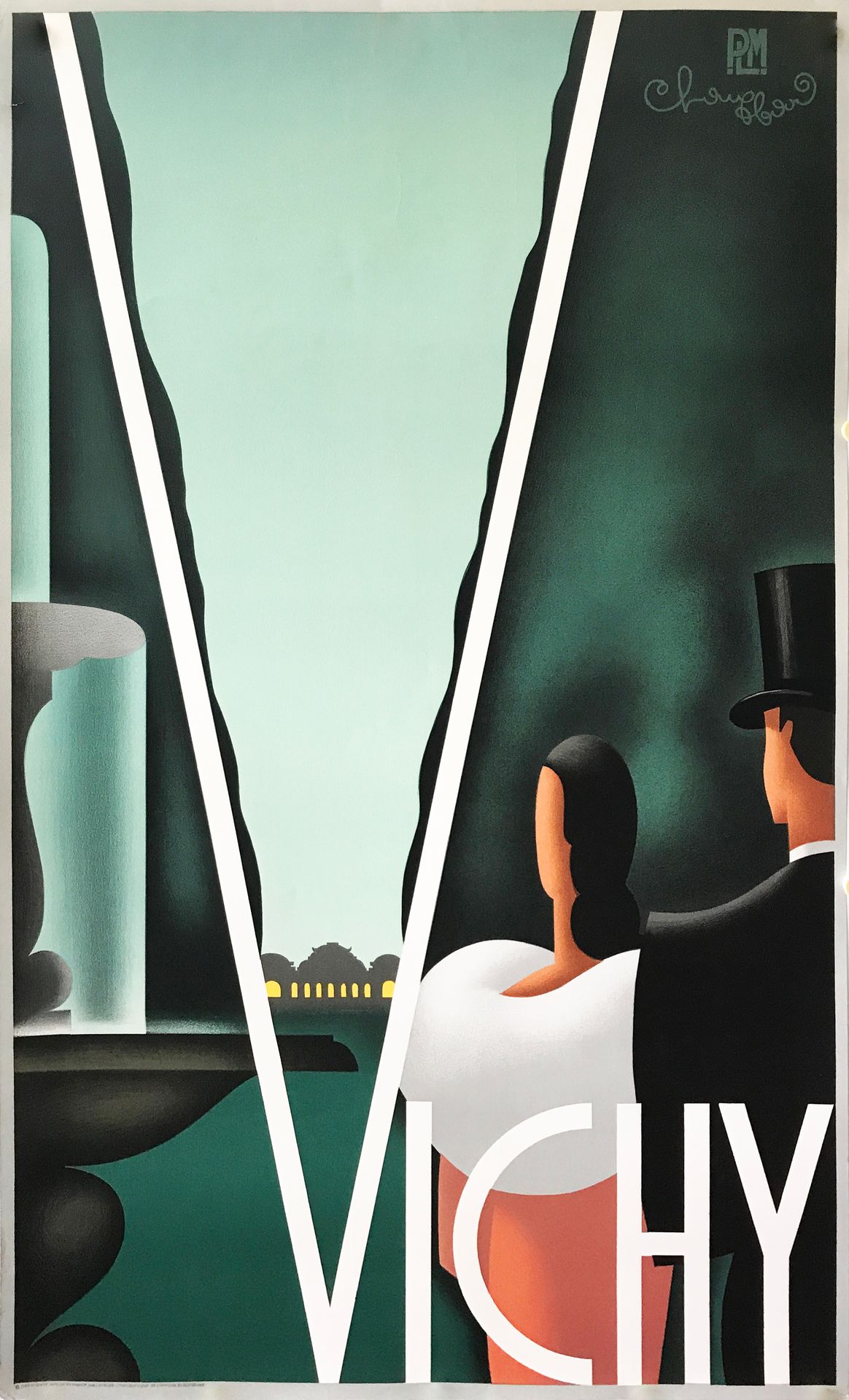 Null 
[CHAUFFARD Lucien, PLM] - Vichy - Litografia pubblicata da CIWLT 

Stampat&hellip;