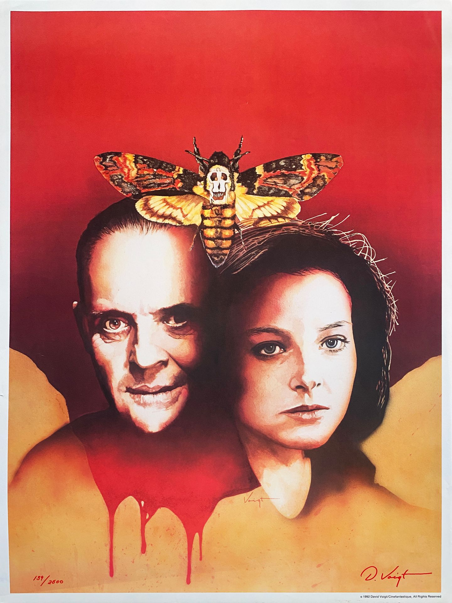 Null 
[CINEMA] VOIGT David - "The Silence of the Lambs" - Offset poster made for&hellip;