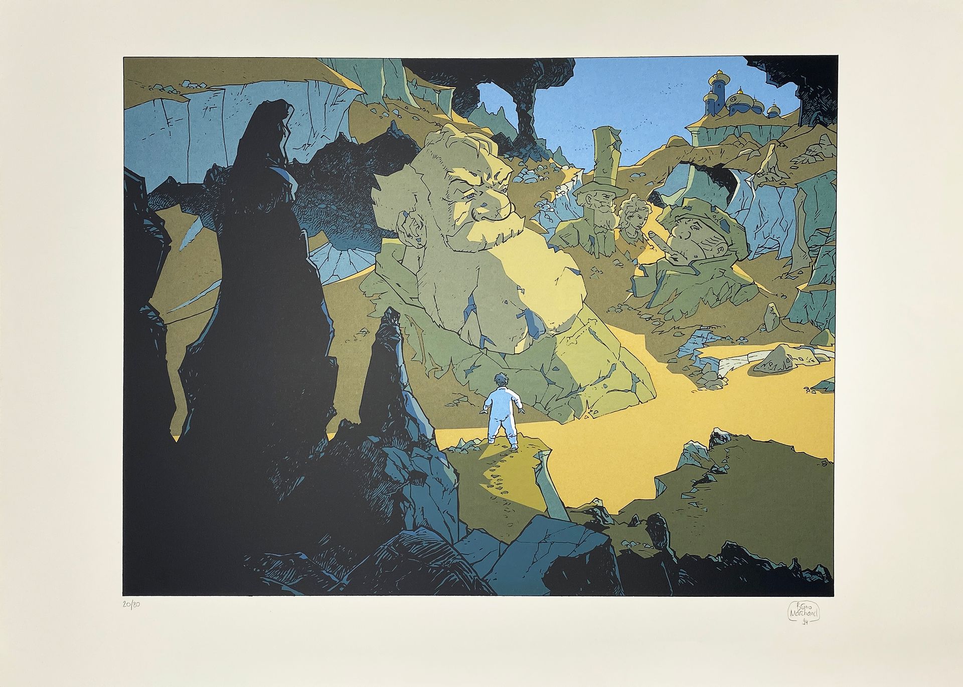 Null 
MARCHAND / MOEBIUS - " Little Nemo ".

Serigraphy 8 color passages on Stei&hellip;