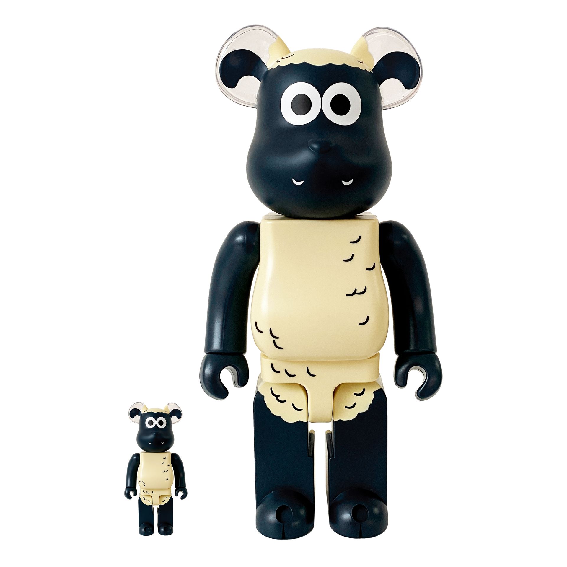 Bearbrick - Shaun le mouton 400% + 100%. Éditions Medi…