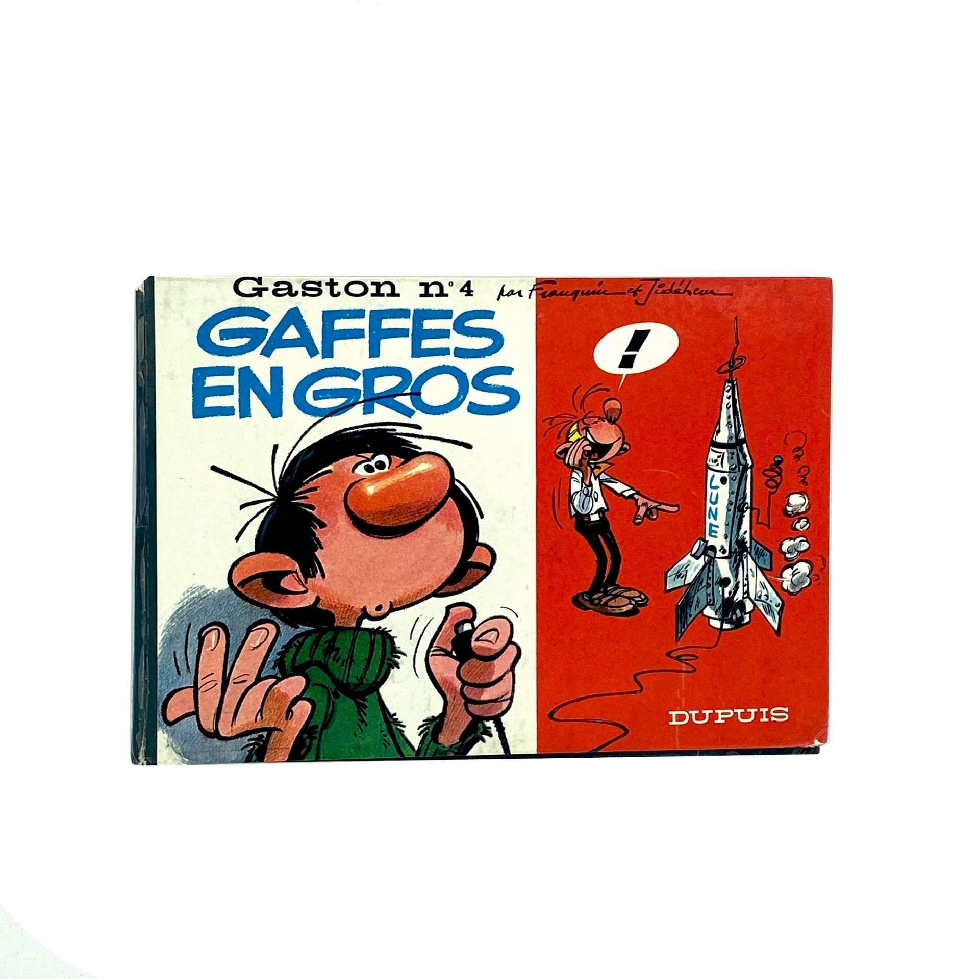 Null FRANQUIN - « Gaston » - EO du tome 4 « Gaffes en gros ». 
Éditions Dupuis, &hellip;