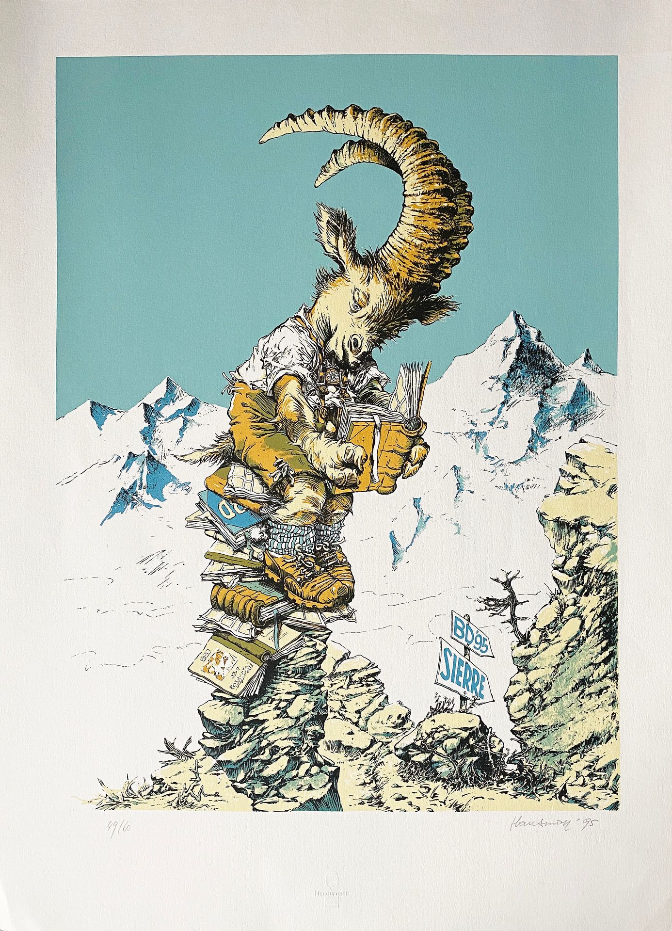 Null 豪斯曼--锡耶尔节海报的复制品 
在非铜版纸上进行5色丝印。 
限量60册，由René Hausman编号和签名。 
由Festival Intern&hellip;
