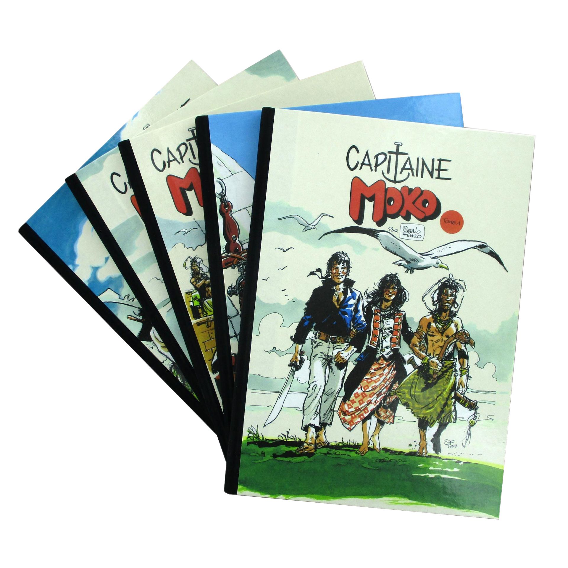 Null FENZO - Moko船长
全系列共5卷，与2013年海盗出版社制作的完整豪华版相对应
限量60张
有编号的副本，配有10个书板（每册2个），其中5&hellip;