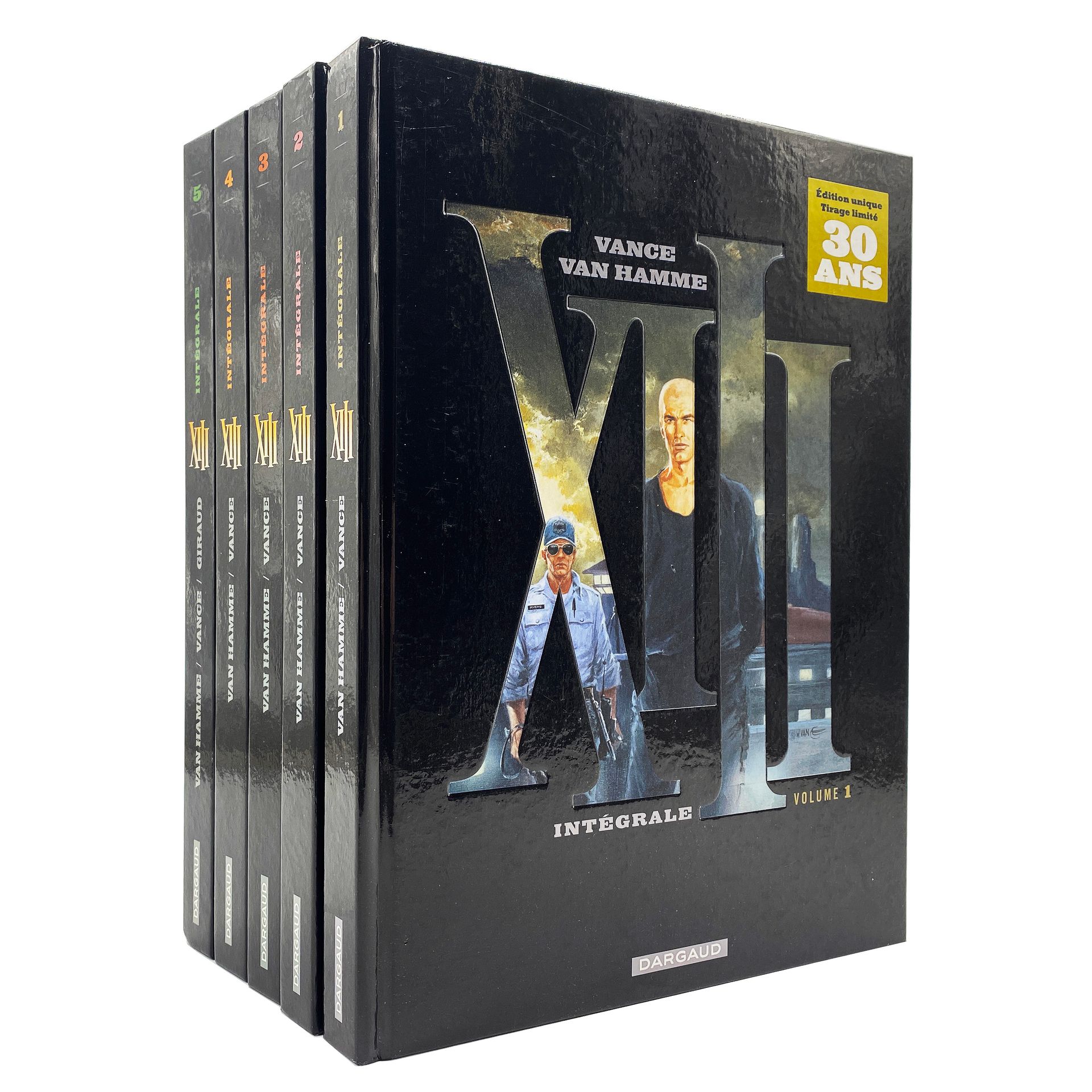 Null VAN HAMME / VANCE - "XIII" - 全套1至5的初版。 
该系列30周年纪念的一次性版本。 
全系列共5册
Éditions D&hellip;