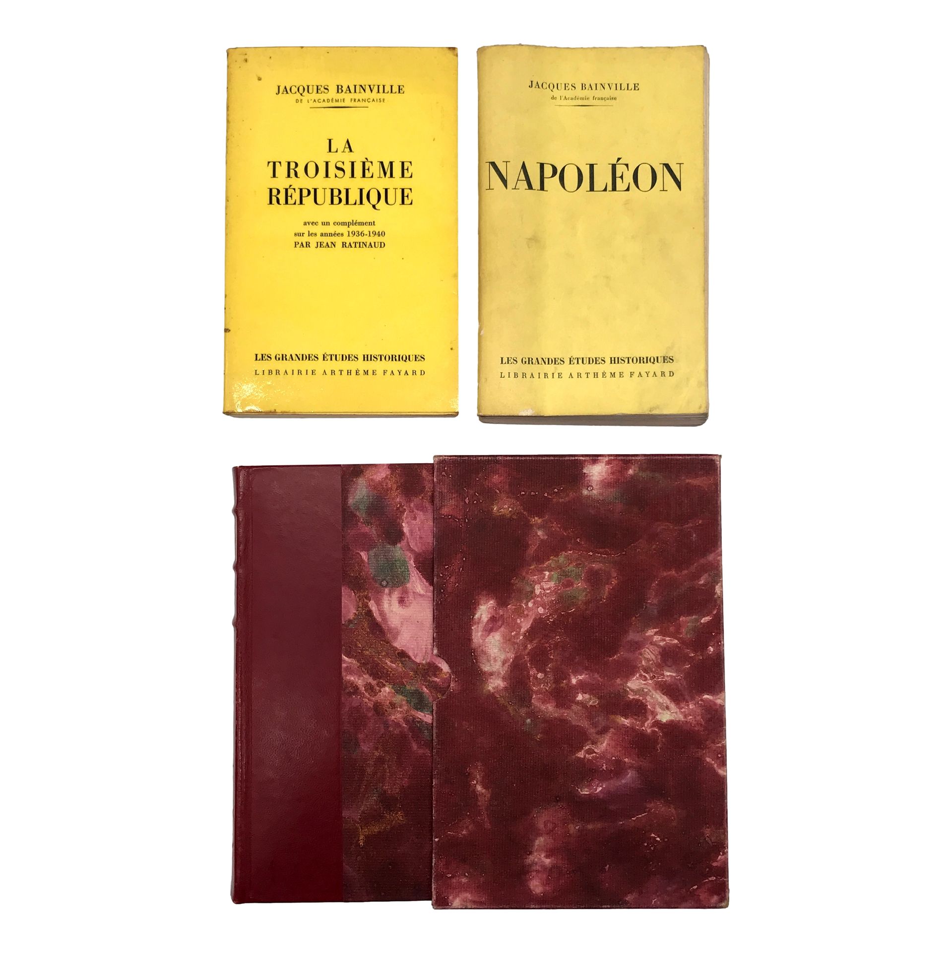 Null [HISTOIRE] BAINVILLE Jacques - Lot de 3 vol. Dont 2 brochés.
 
“Napoléon” 
&hellip;