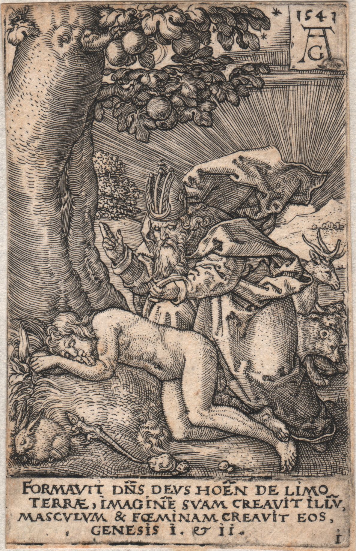 Heinrich Aldegrever (1501-1555) Heinrich Aldegrever (1501-1555) - Creation of Ev&hellip;