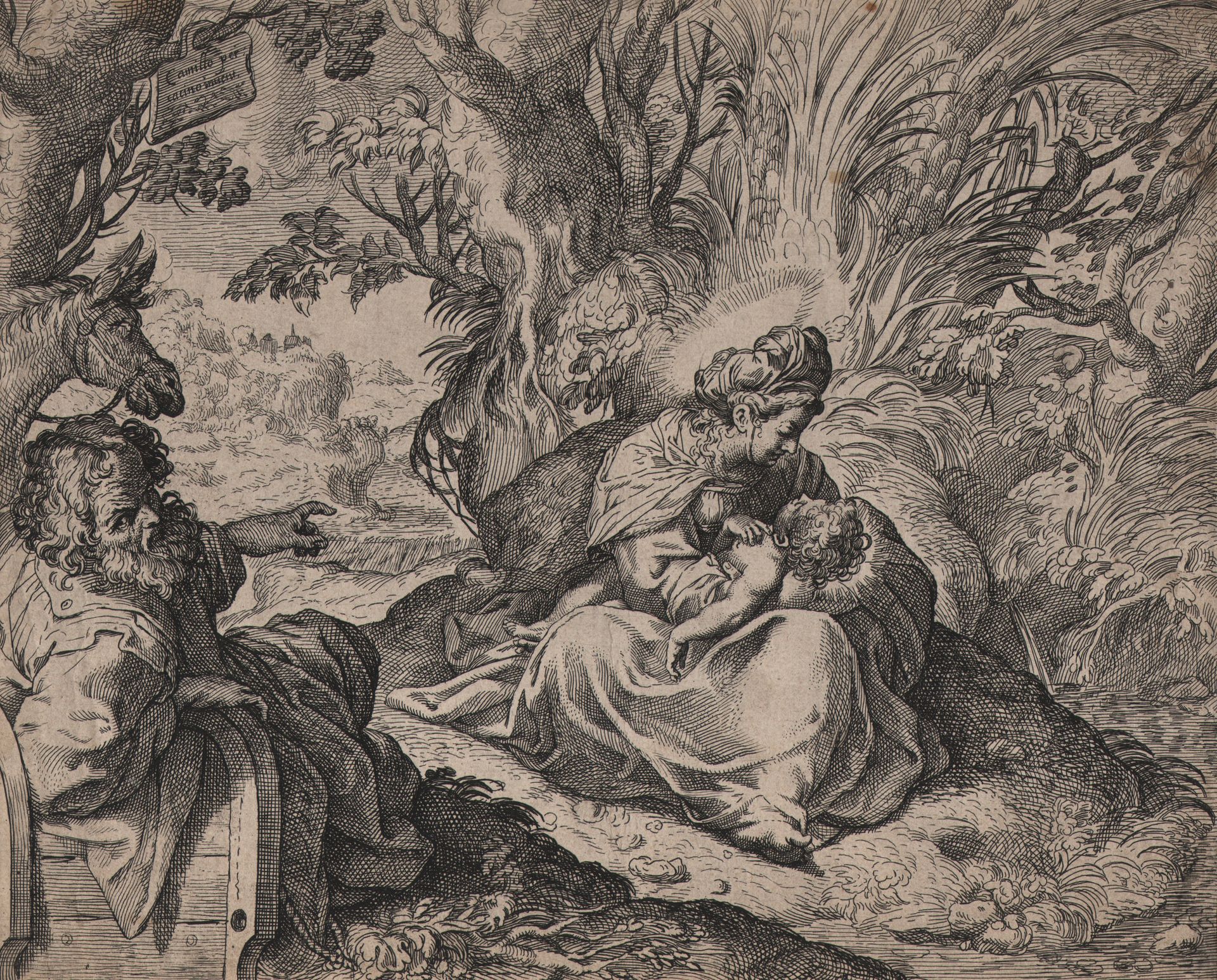 Claes Jansz. Visscher (1587-1652) Camillo Procaccini (1561-1629) nach - Die Rast&hellip;