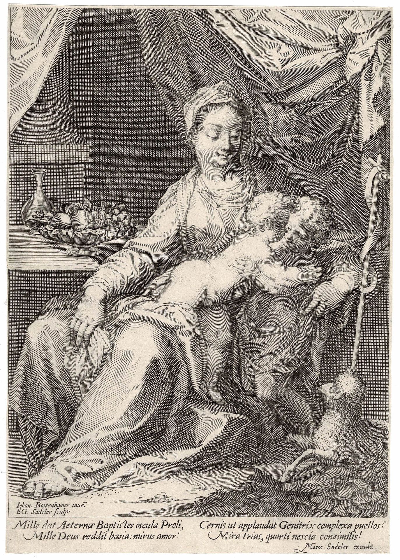 Hans Rottenhammer (1564-1624), Aegidius Sadeler (1570-1629) 汉斯-罗滕哈默，艾吉迪乌斯-萨德勒，《与&hellip;