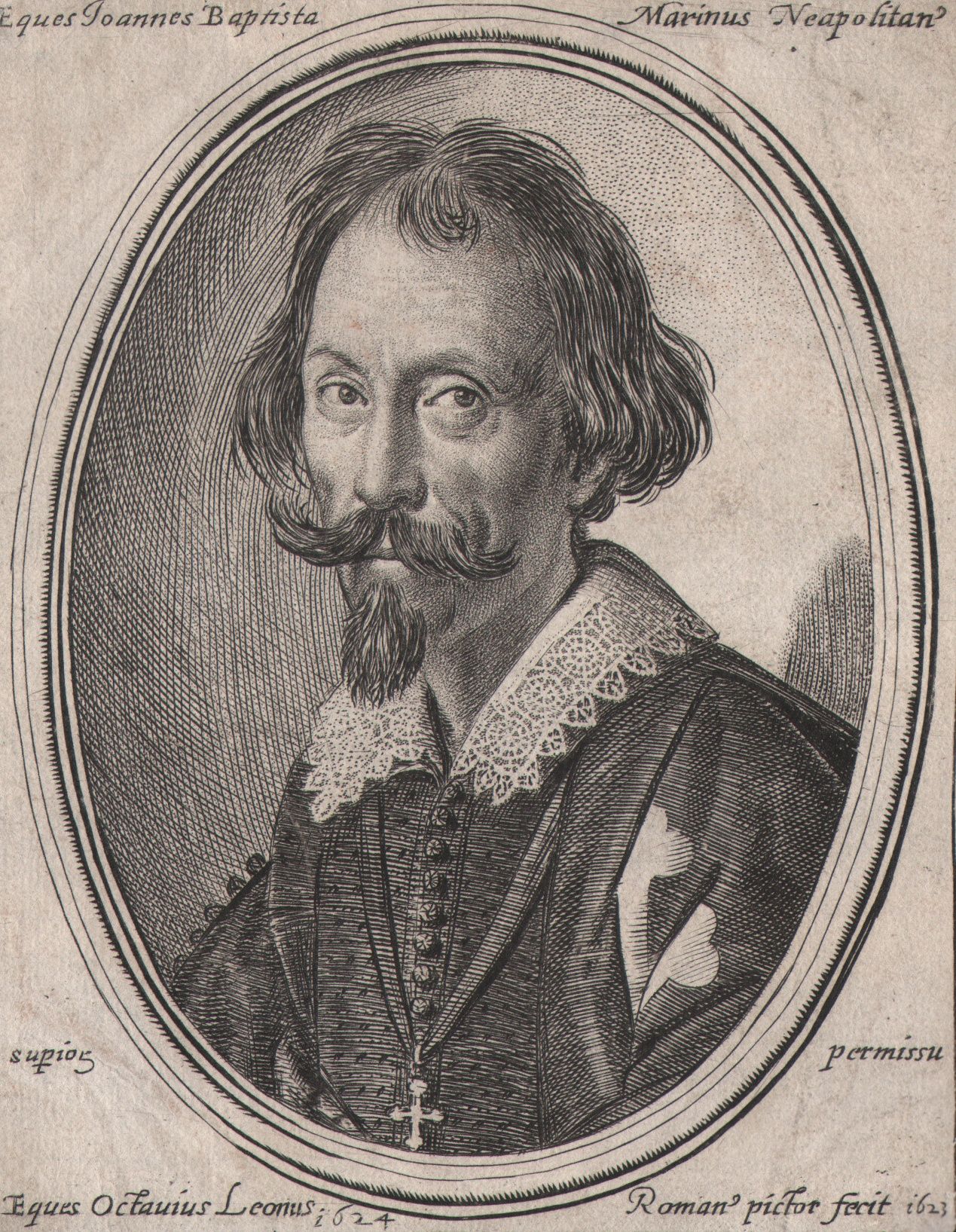 Ottavio Leoni (1578-1630) Ottavio Leoni (1578-1630) - Le poète Giovanni Battista&hellip;