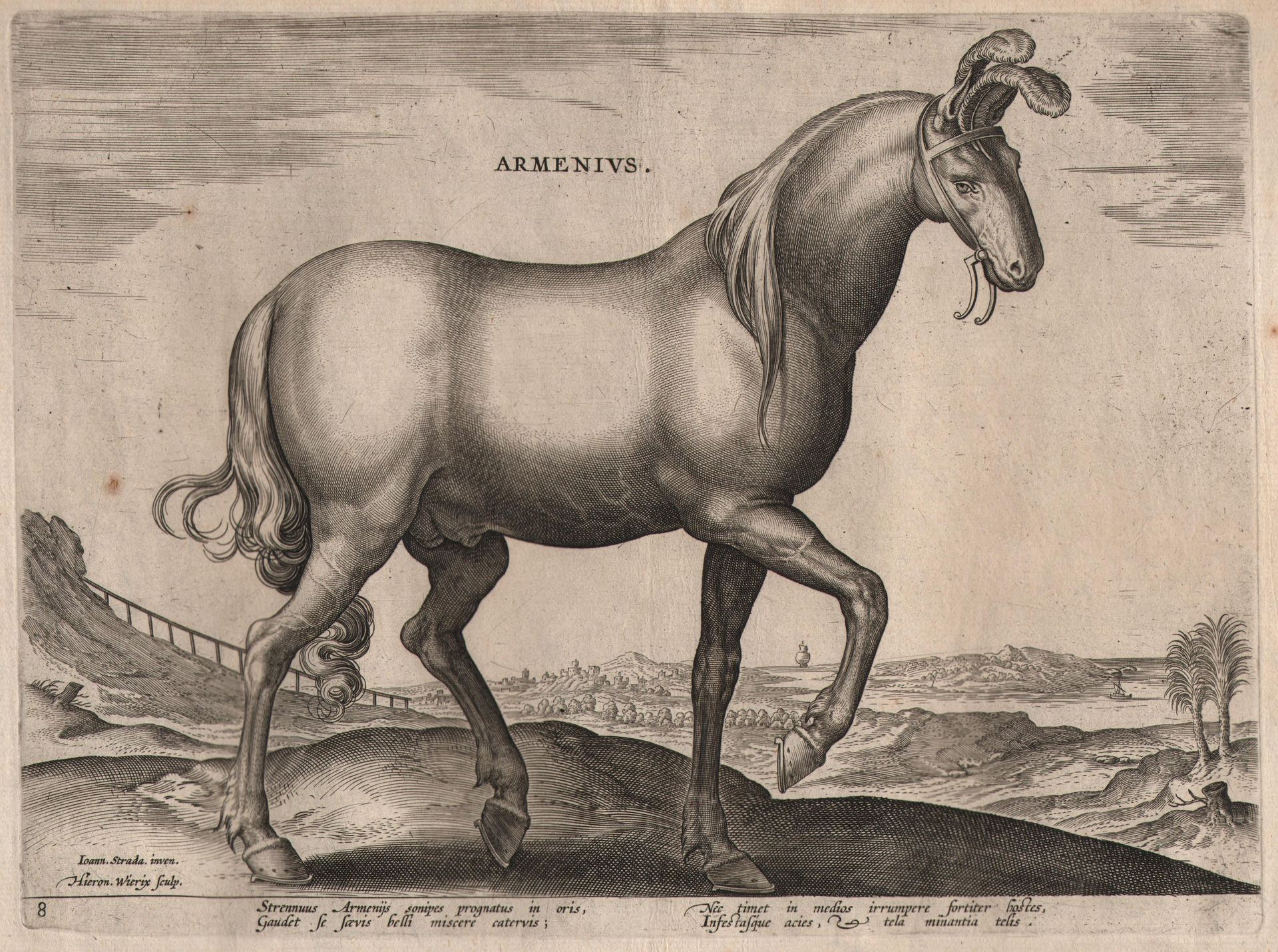 Hieronymus Wierix (1553-1619) Hieronymus Wierix (1553-1619) - Armenius - Étable &hellip;