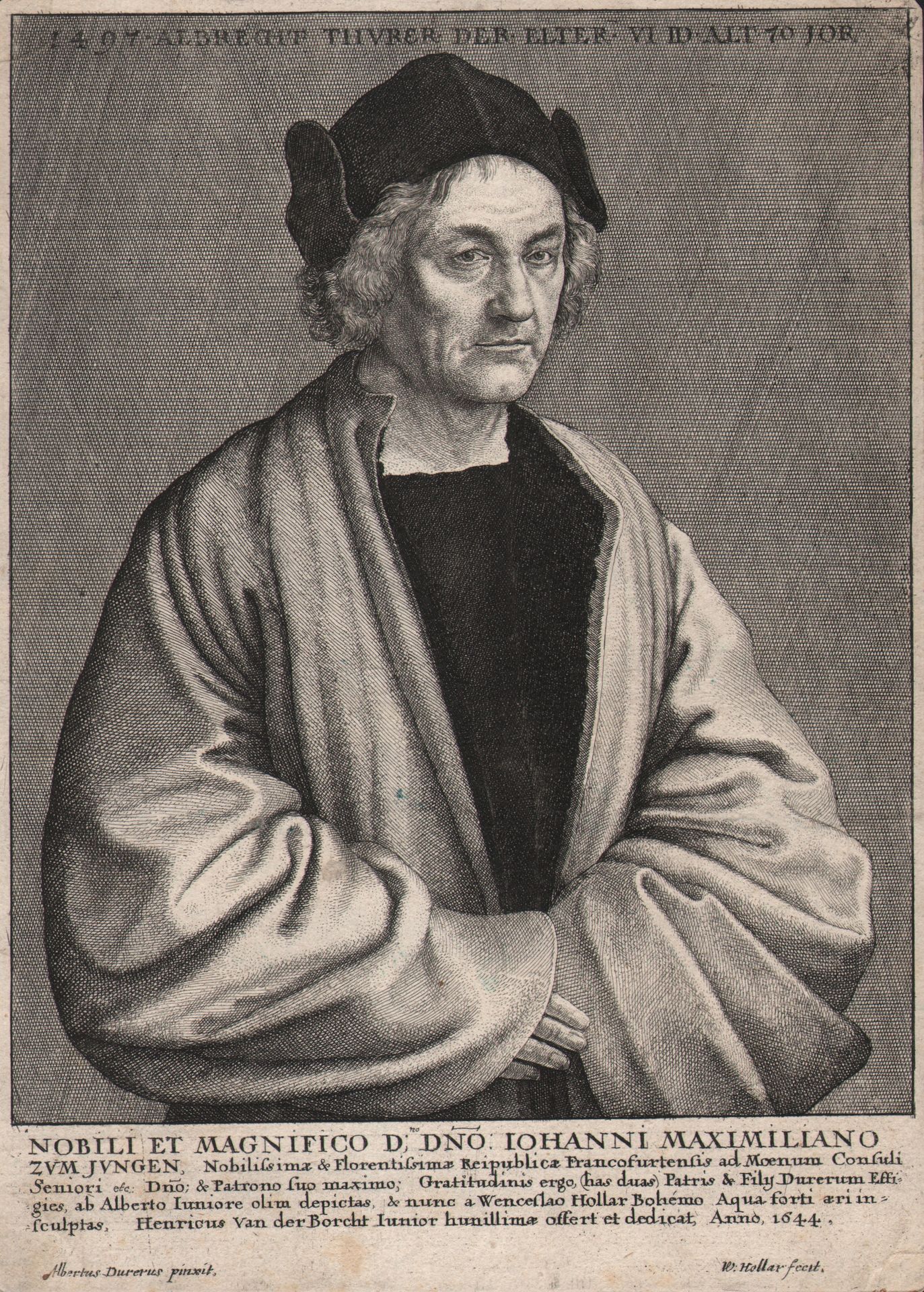 Wenceslaus Hollar (1607-1677) Wenceslaus Hollar (1607-1677) - 老杜勒的画像/描述。 老杜勒的画像，&hellip;