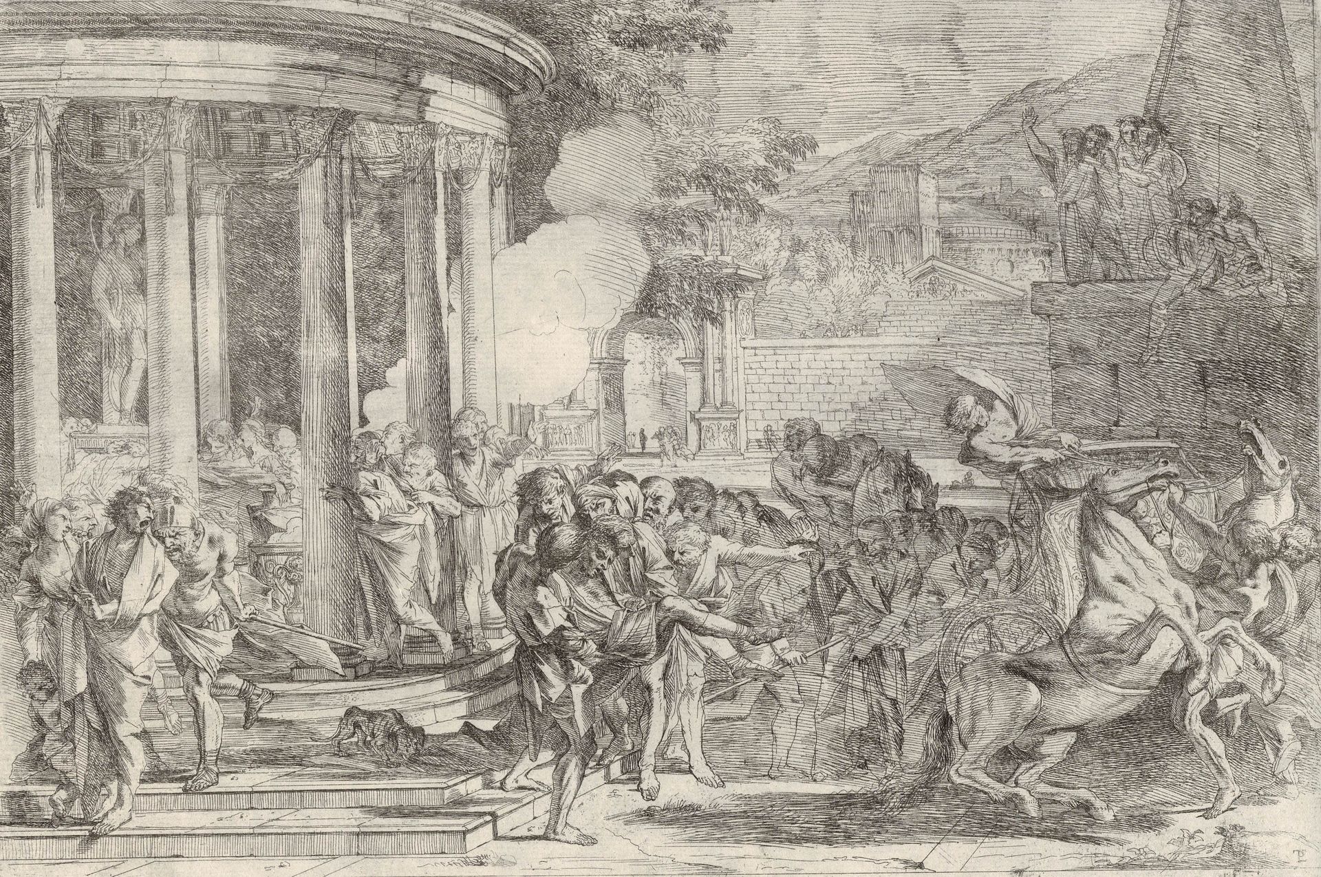 Pietro Testa (1611-1650) Pietro Testa, Sinorix在中毒后被抬走/描述。 中毒后被带走的Sinorix，由Pietro&hellip;