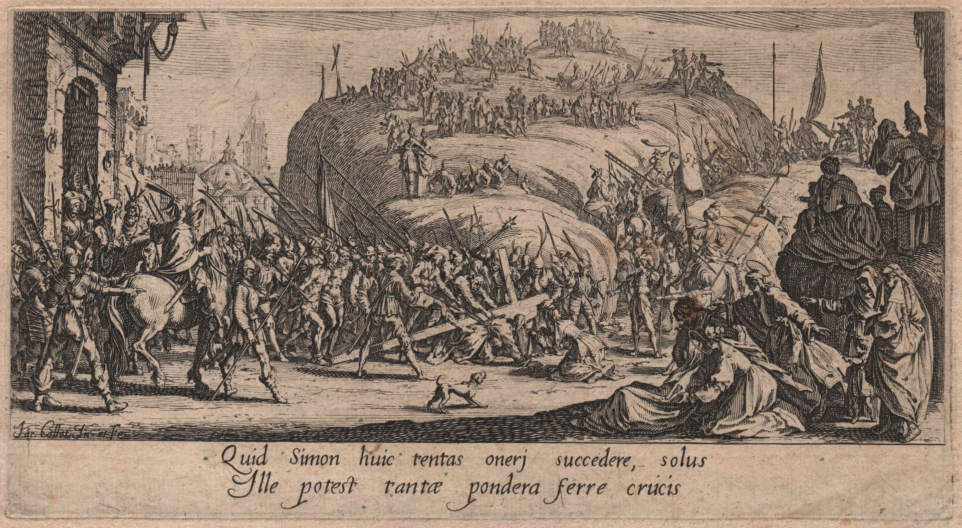 Jacques Callot (1592-1635) Jacques Callot (1592-1635) - El transporte de la Cruz&hellip;