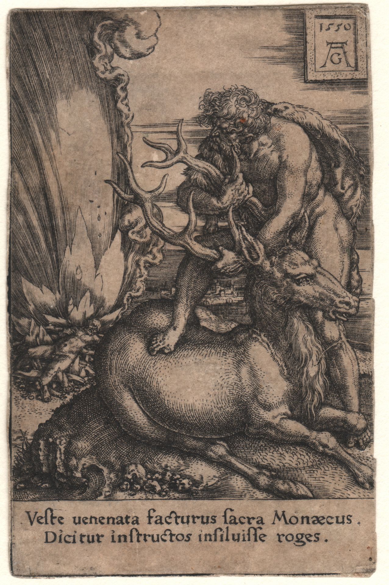 Heinrich Aldegrever (1501-1555) Heinrich Aldegrever - 海格力斯的劳动 - C.1550 / 描述。 赫拉克&hellip;