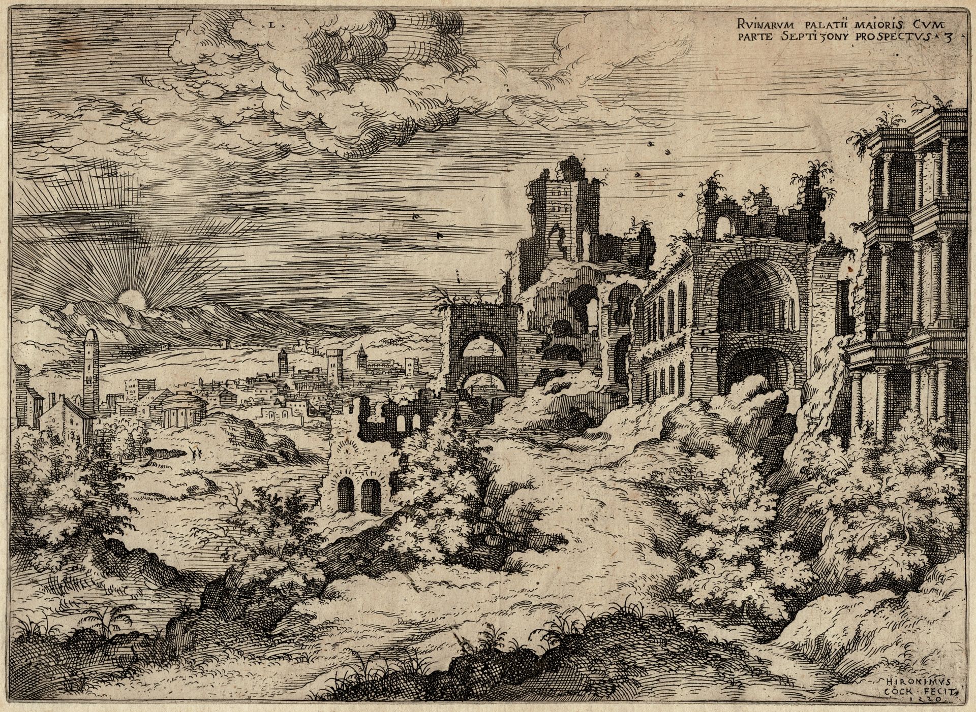 Hieronymus Cock (1517-1570) Hieronymus Hahn (1517-1570) - Ruinen des Palatin - 1&hellip;