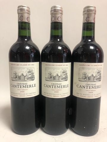 Null 3 Blle Château CANTEMERLE (Haut Médoc) 2008 - Très belles