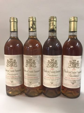 Null 4 Blle Château SAINT AMAND (Sauternes) 1985 - Très belles