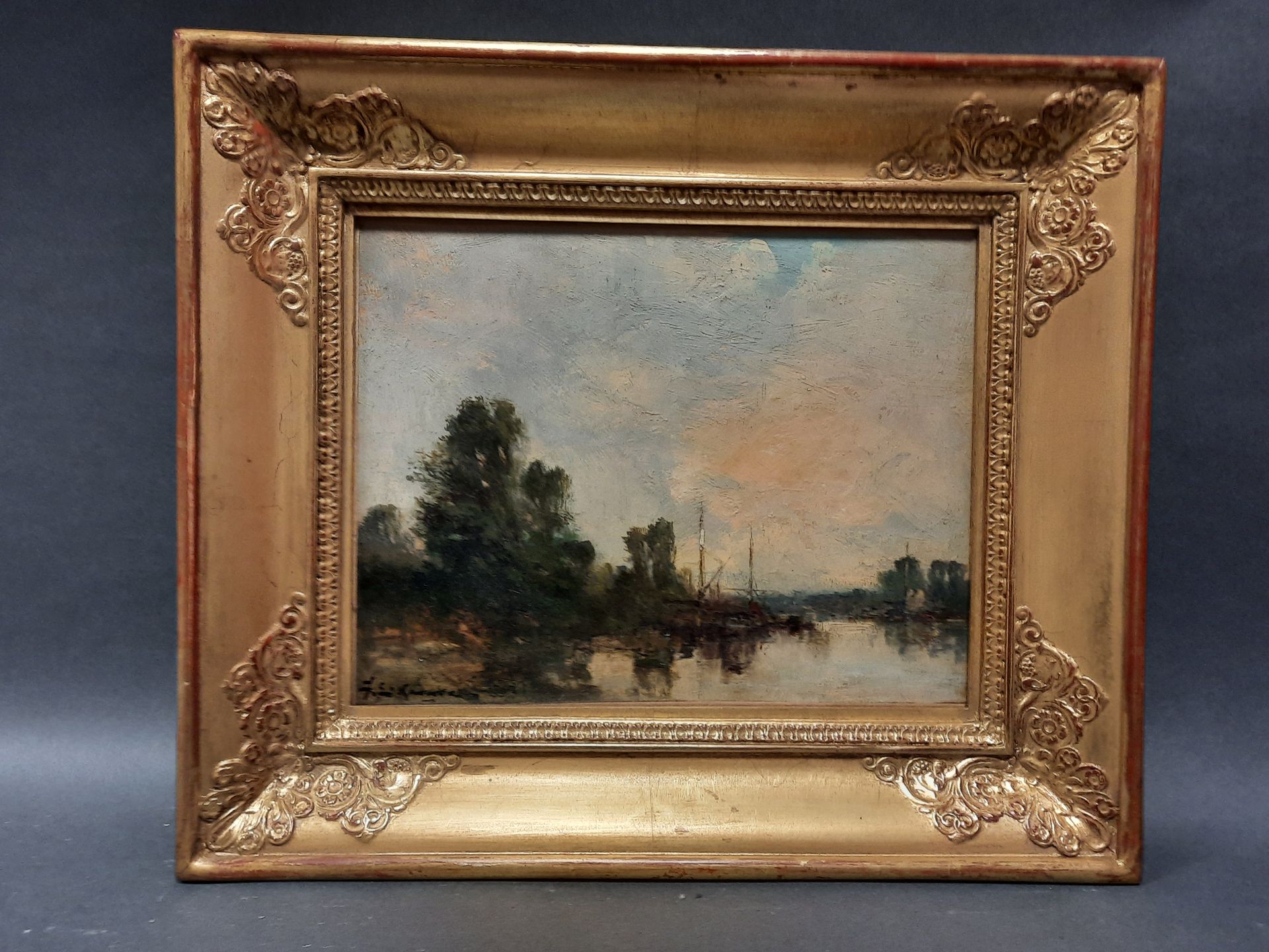 Null 让-艾蒂安-卡内克 (1865-1934)

河上的船

左下角有签名的板上油画

21 x 27 cm

鉴定：巴黎SASU Expertises &hellip;