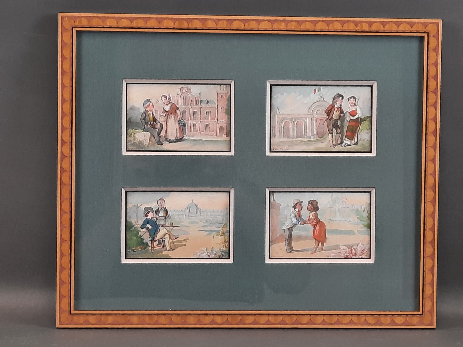 Null Attributed to Paul-Elie GERNEZ (1888-1948)

Humorous scenes

Set of four go&hellip;