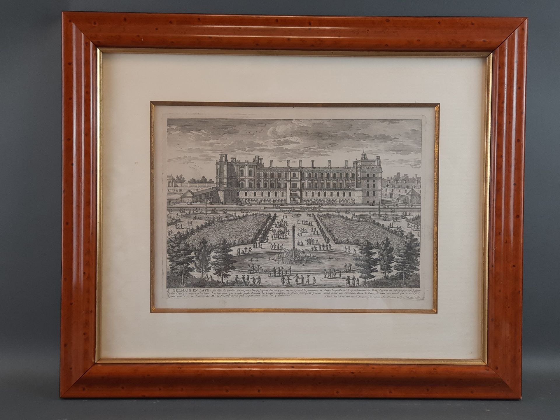 Null Gabriel PERELLE (1604-1677). View of the old castle of Saint-Germain en Lay&hellip;