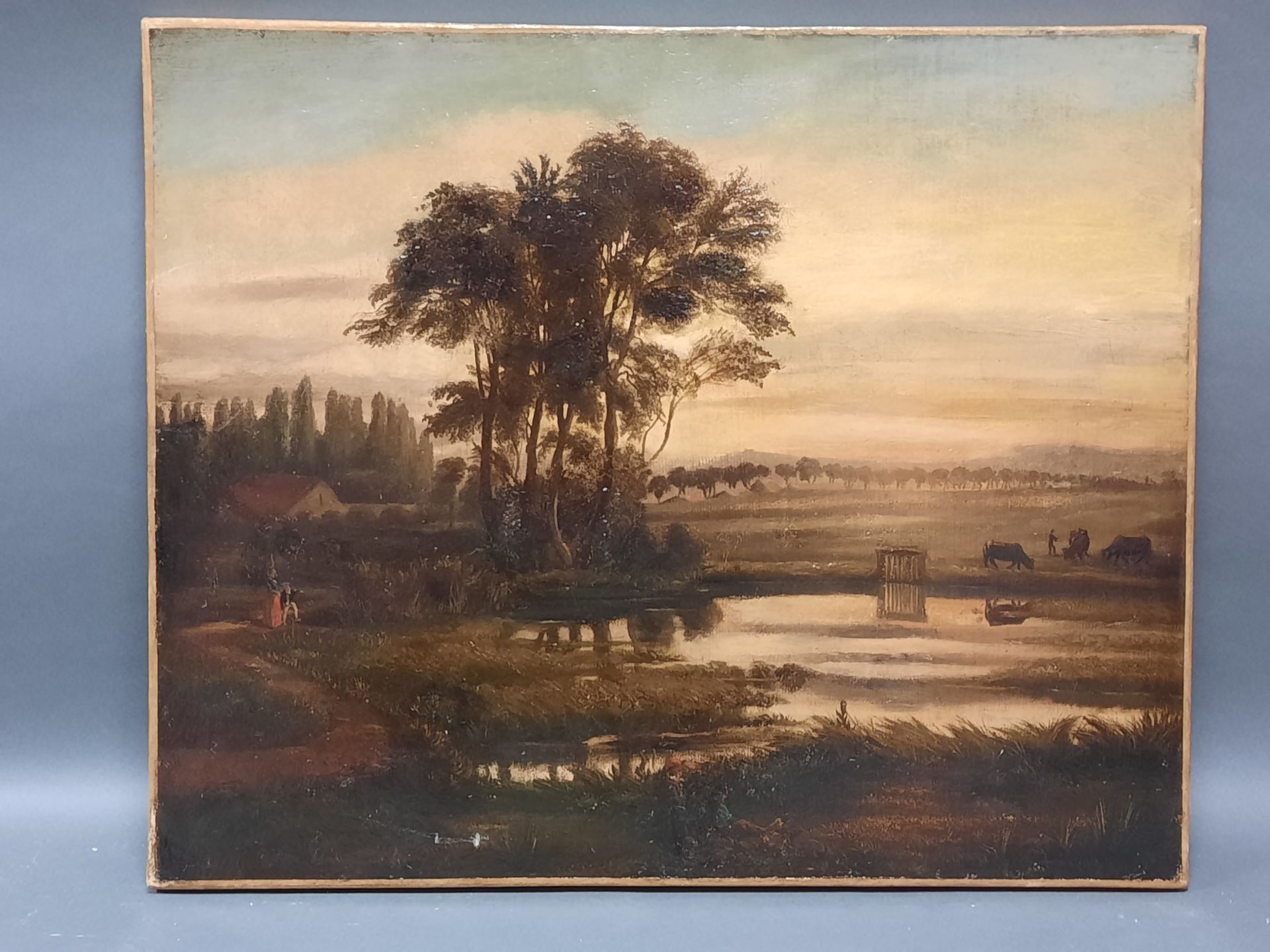 Null Ecole de la fin du XIXe siècle

Paysage

Huile sur toile non signée

45 x 5&hellip;