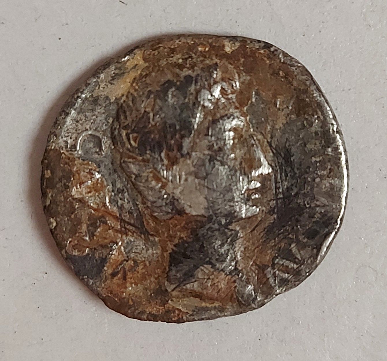 Null 罗马。罕见的奥古斯都皇帝银饰，西班牙，Caesaraugusta，约公元前 19-18 年。B+.重量：3.6 克