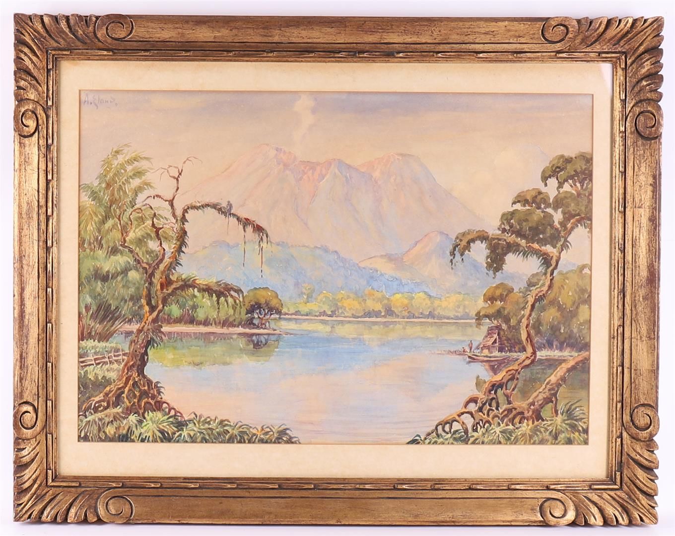 Null Eland, Arthur (1884-1948) "Paisaje indonesio",