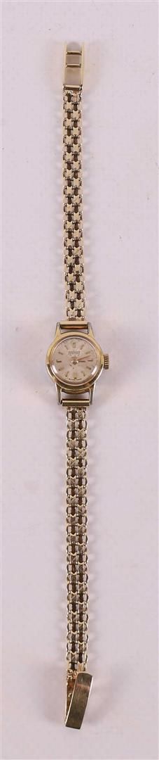 Null Une montre-bracelet Pontiac pour femme sur un bracelet en or jaune 14 carat&hellip;