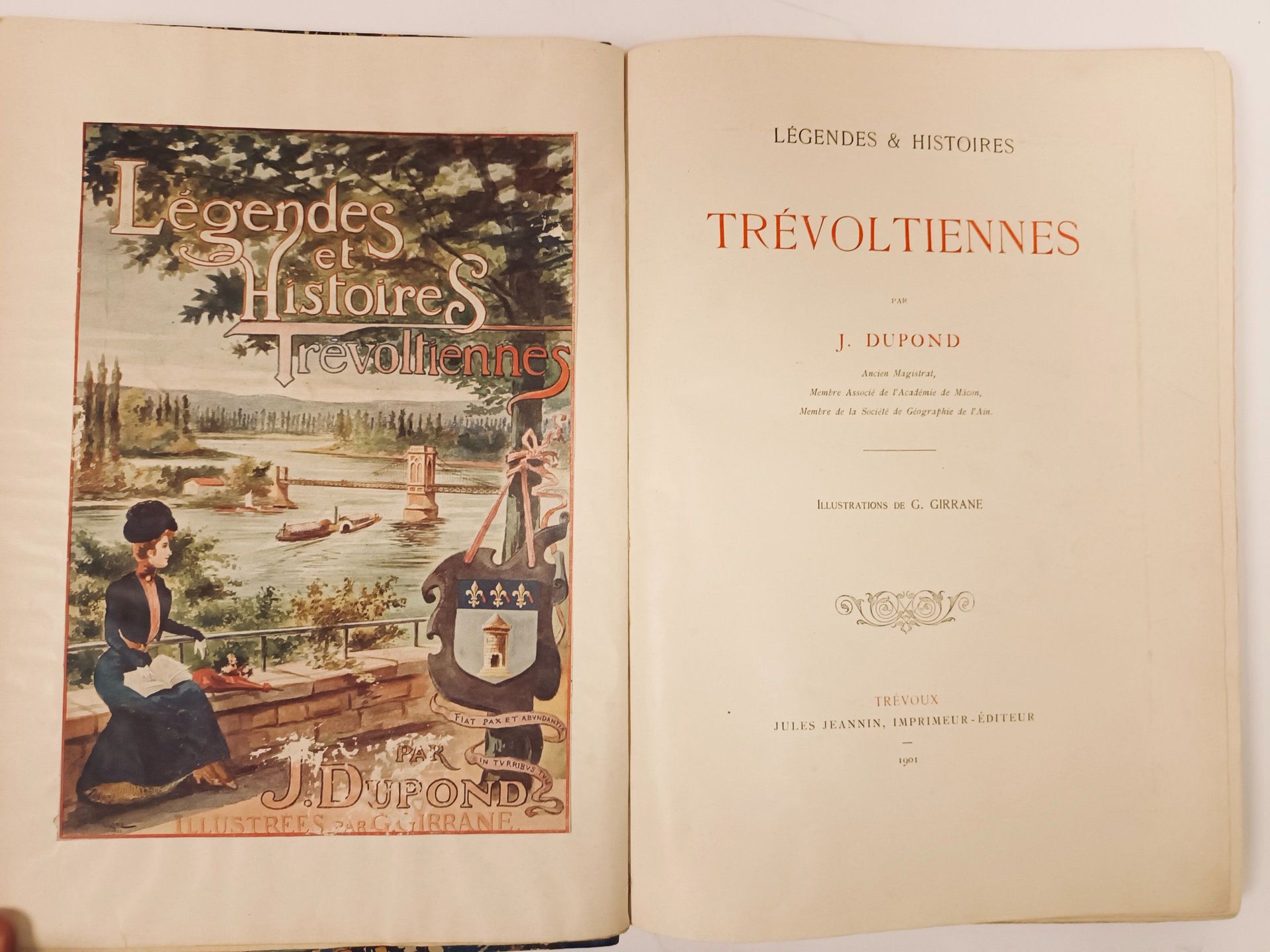 Null 
DUPOND (J.). "Légendes et Histoires Trévoltiennes. Illustrations de G. Gir&hellip;