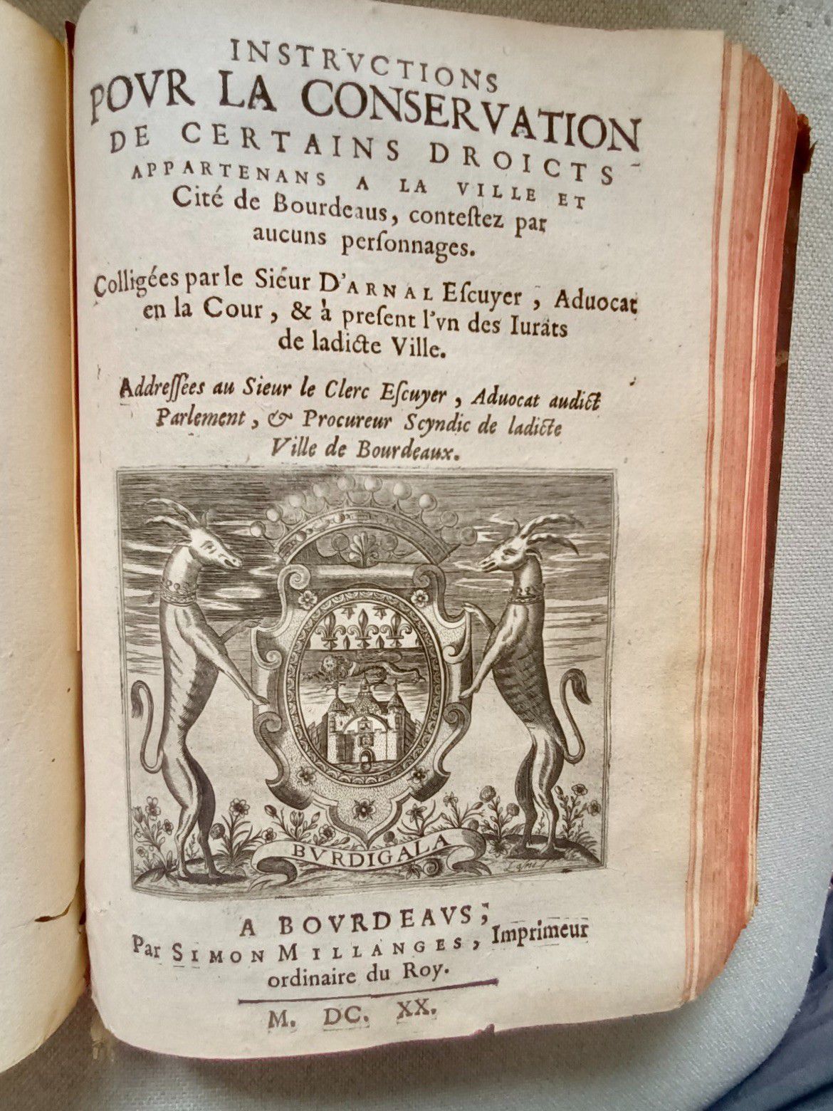 Null 
BORDEAUX - Exceptionnel recueil du XVII siècle.

Recueil de pièces sur Bor&hellip;