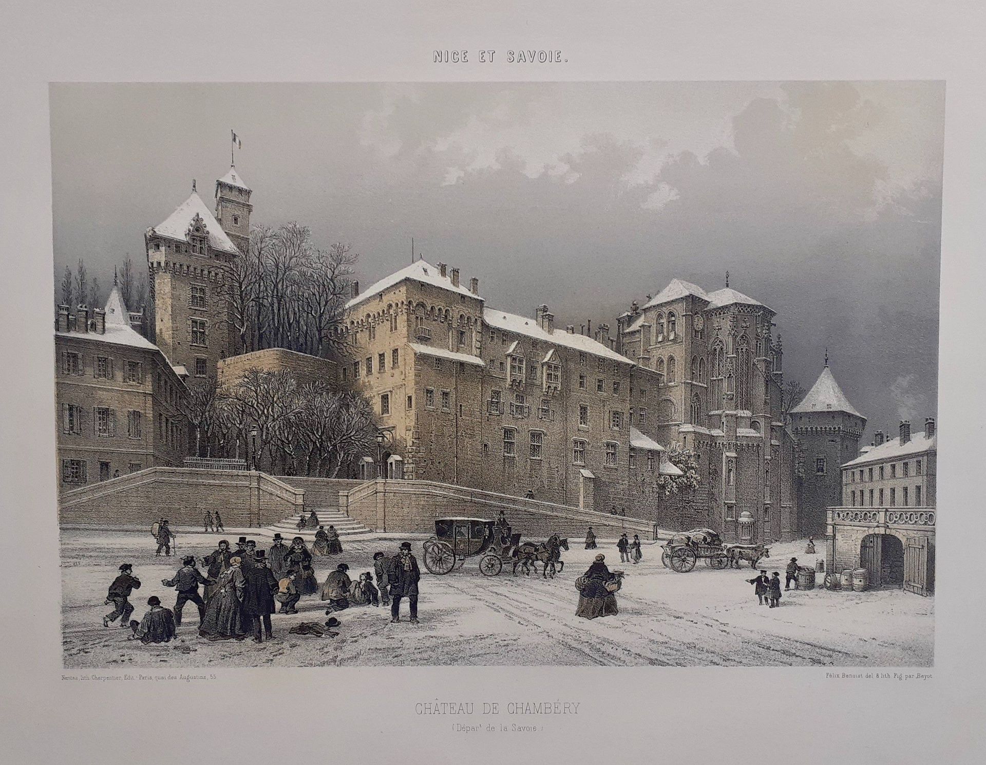 Null 
BENOIST (Felix). Le Château de Chambéry sous la neige. 

Epreuve correcte,&hellip;
